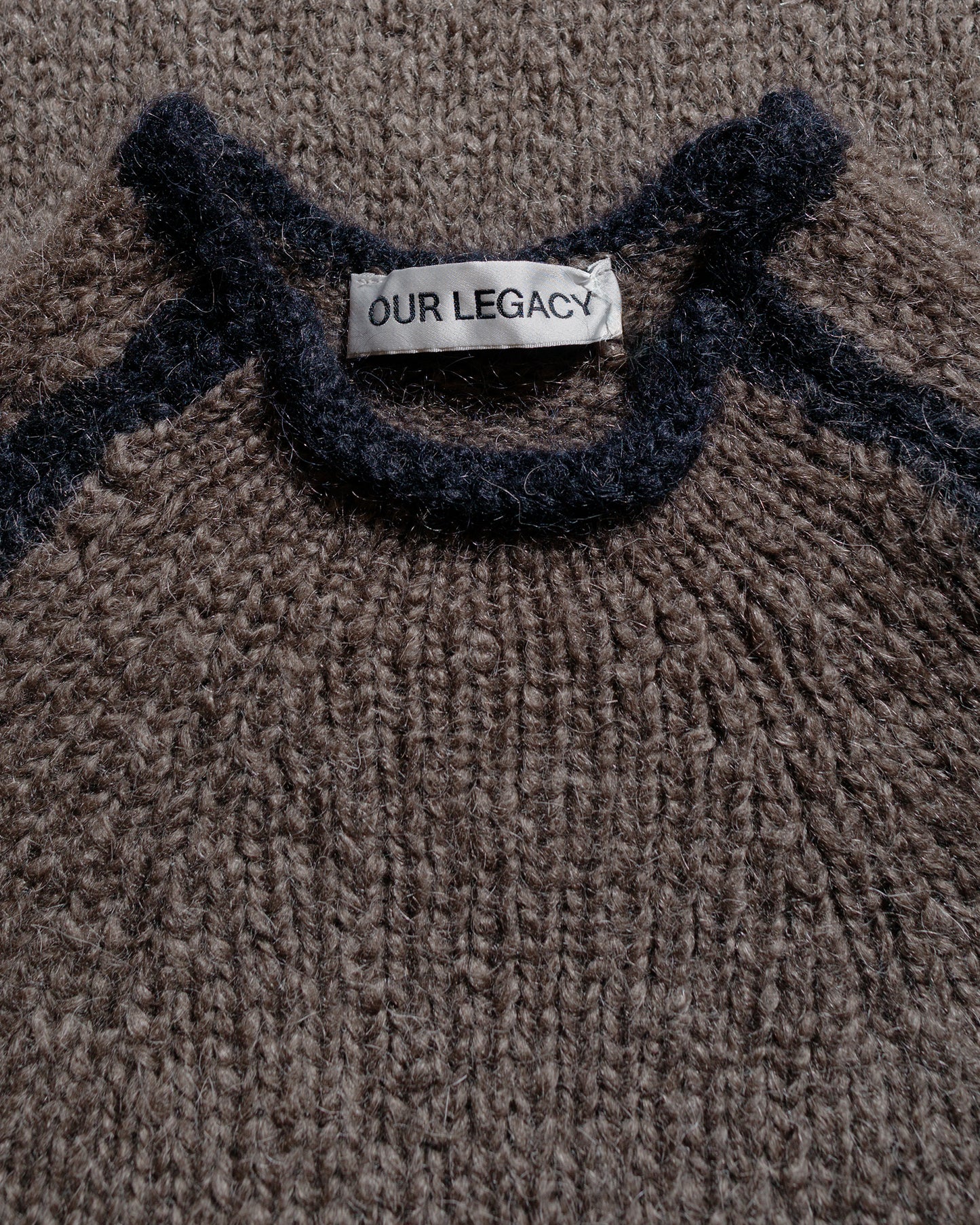 lost & found Our Legacy Our Legacy Rider Roundneck Steel Mohair