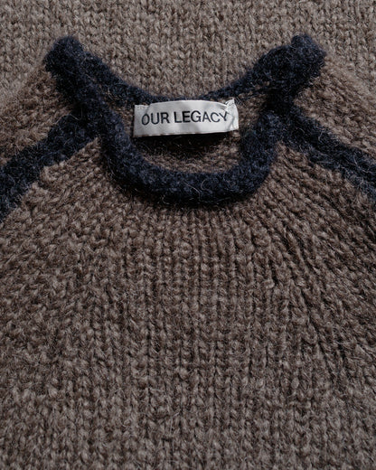 lost & found Our Legacy Our Legacy Rider Roundneck Steel Mohair