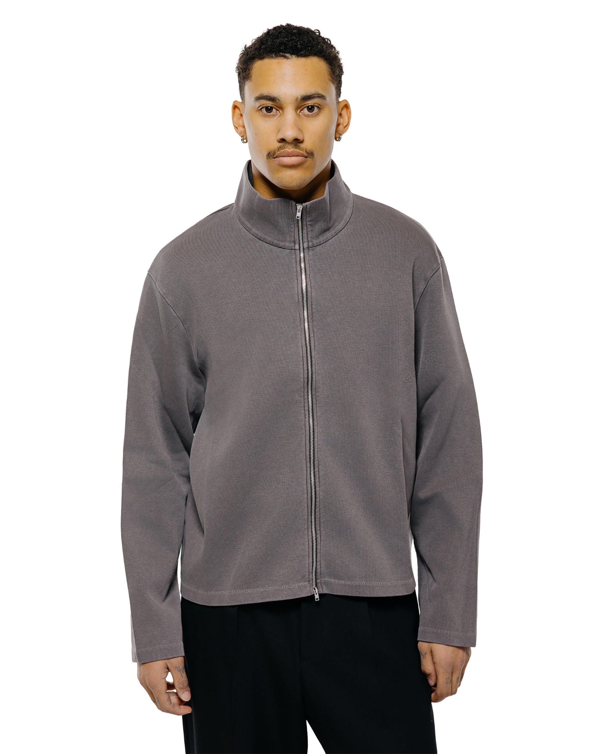 lost & found Our Legacy Our Legacy Shrunken Full Zip Worn Graphite Athletic Rib