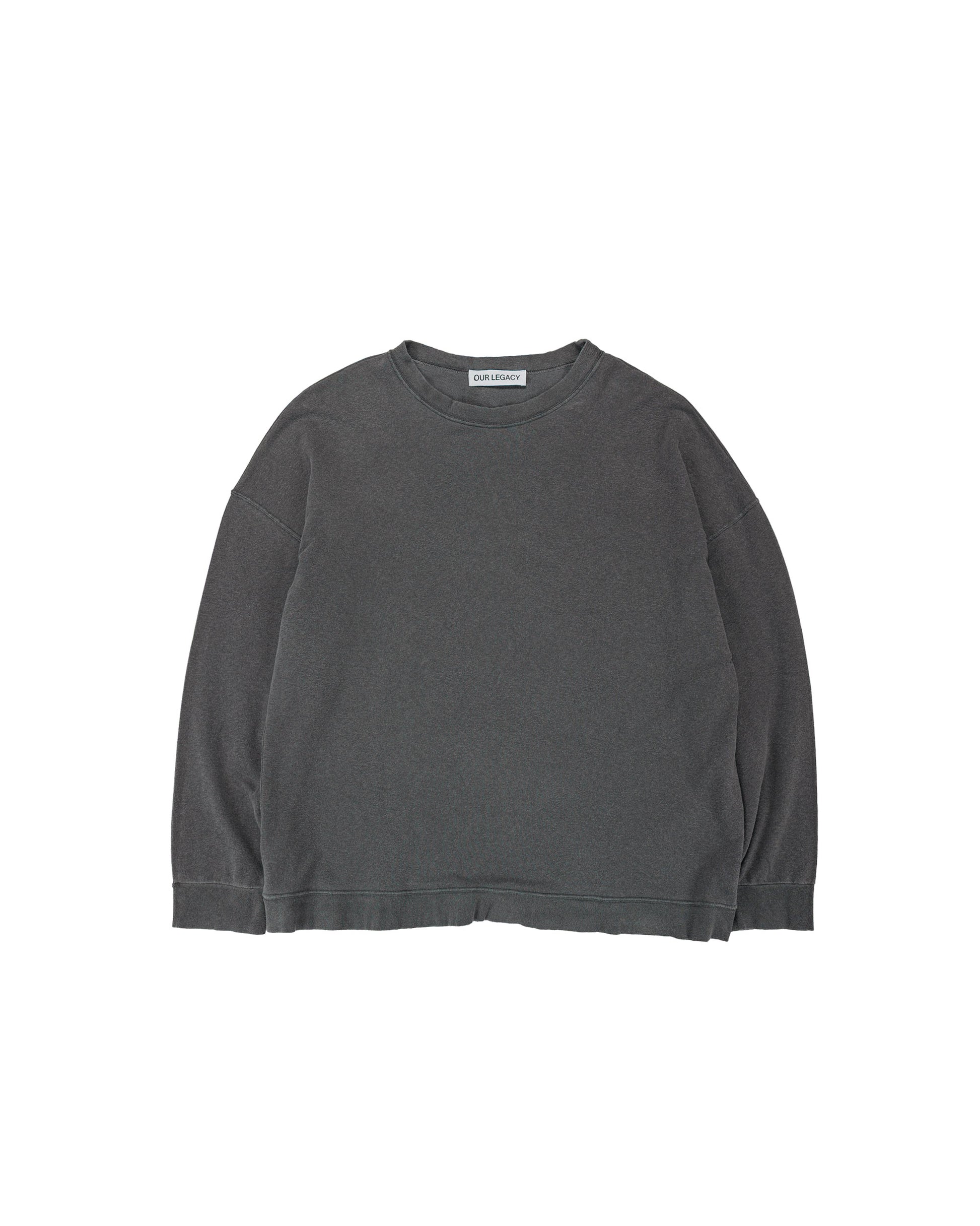 lost & found Our Legacy Our Legacy Slack Sweatshirt Washed Black Rogue Loopback