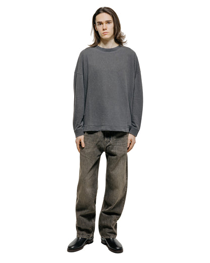 lost & found Our Legacy Our Legacy Slack Sweatshirt Washed Black Rogue Loopback