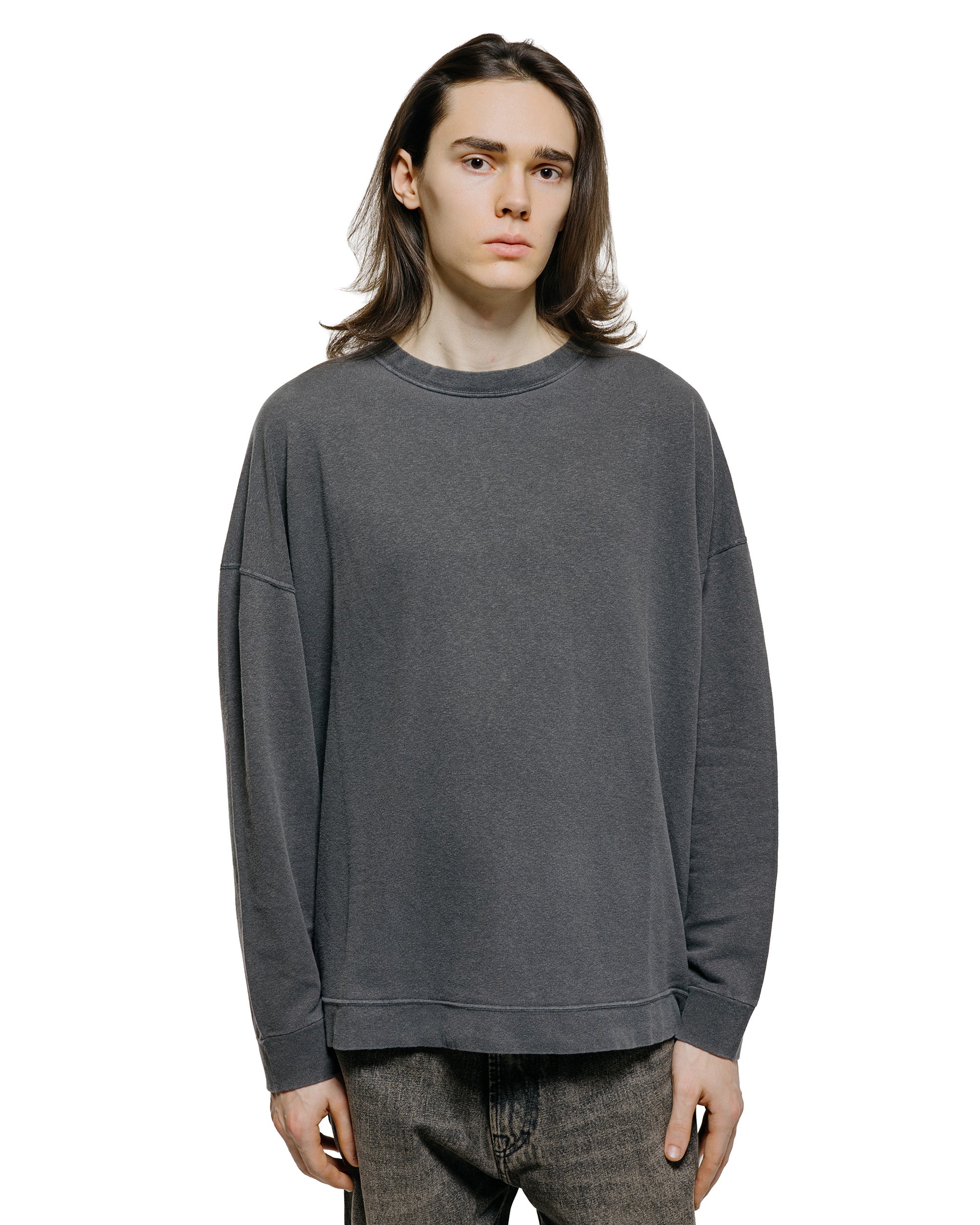 lost & found Our Legacy Our Legacy Slack Sweatshirt Washed Black Rogue Loopback