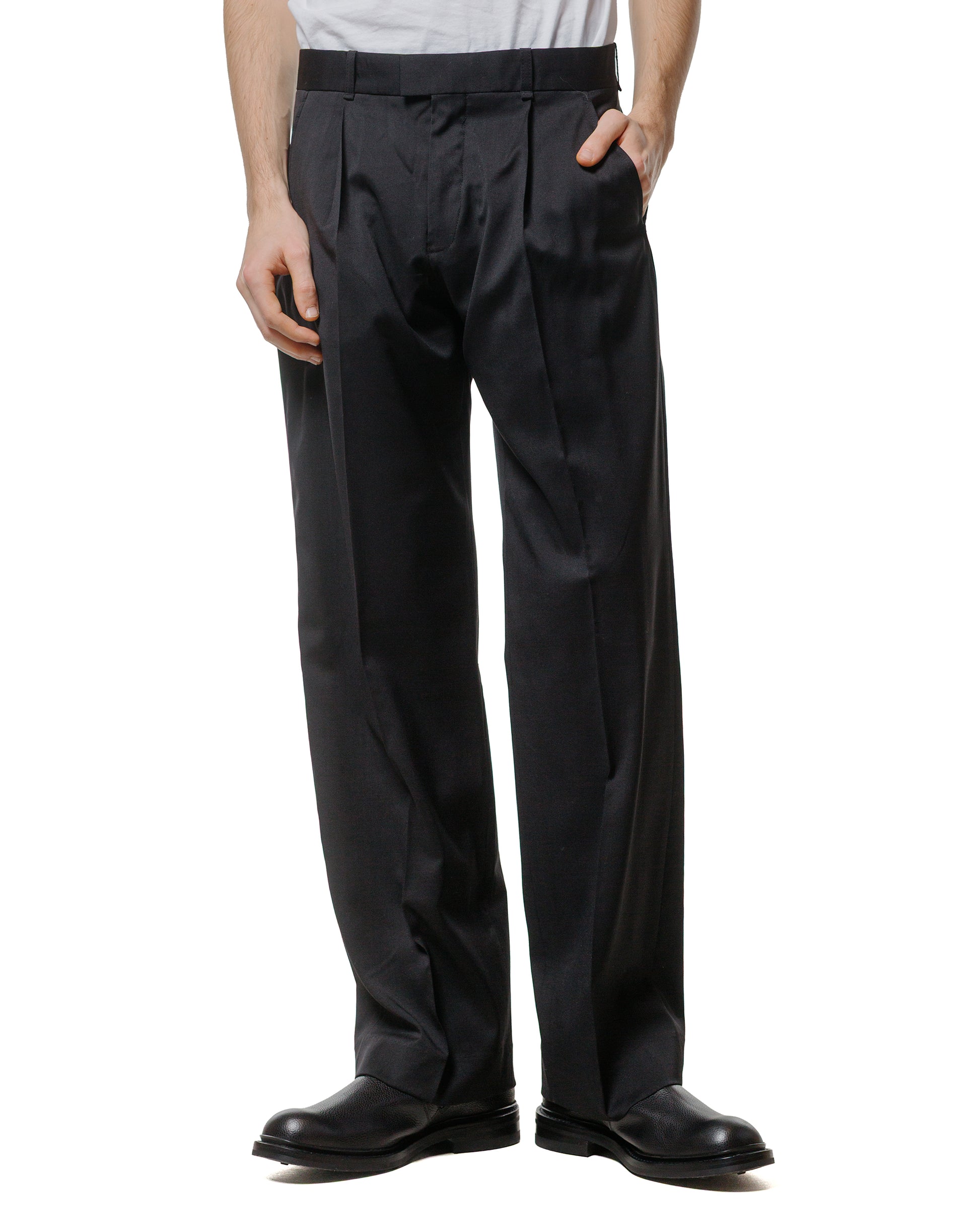 lost & found Our Legacy Our Legacy Slack Trouser Black Worsted Wool