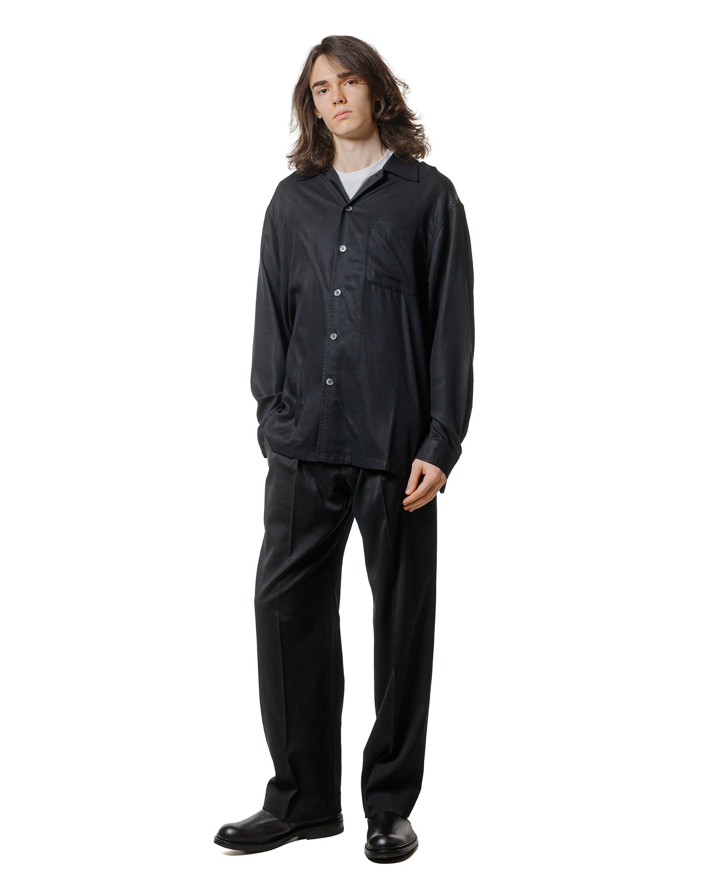 lost & found Our Legacy Our Legacy Slack Trouser Black Worsted Wool