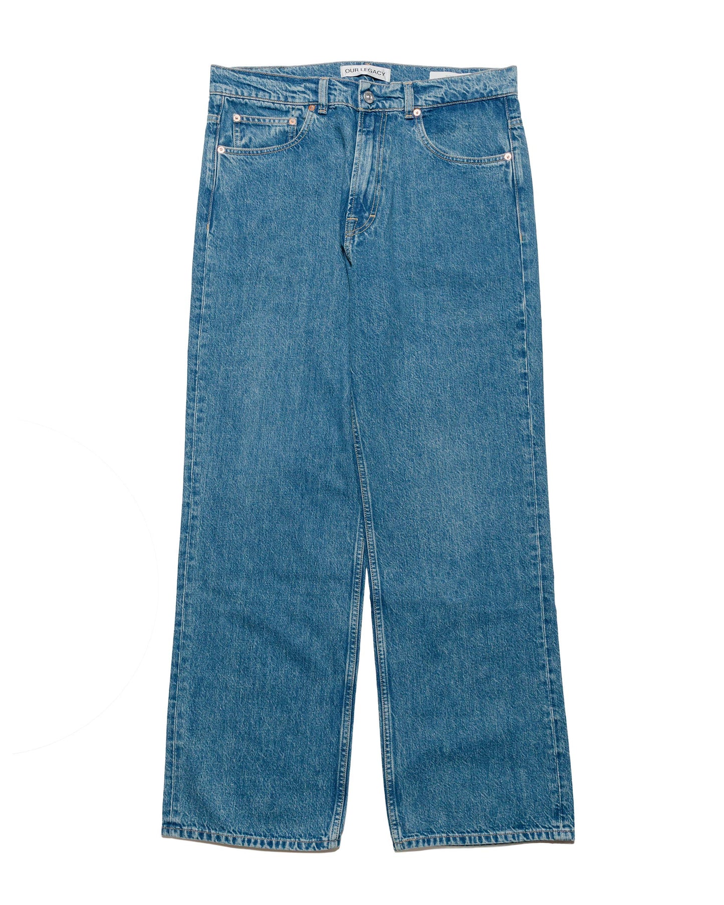 lost & found Our Legacy Our Legacy Third Cut Blue Tech Wash Denim