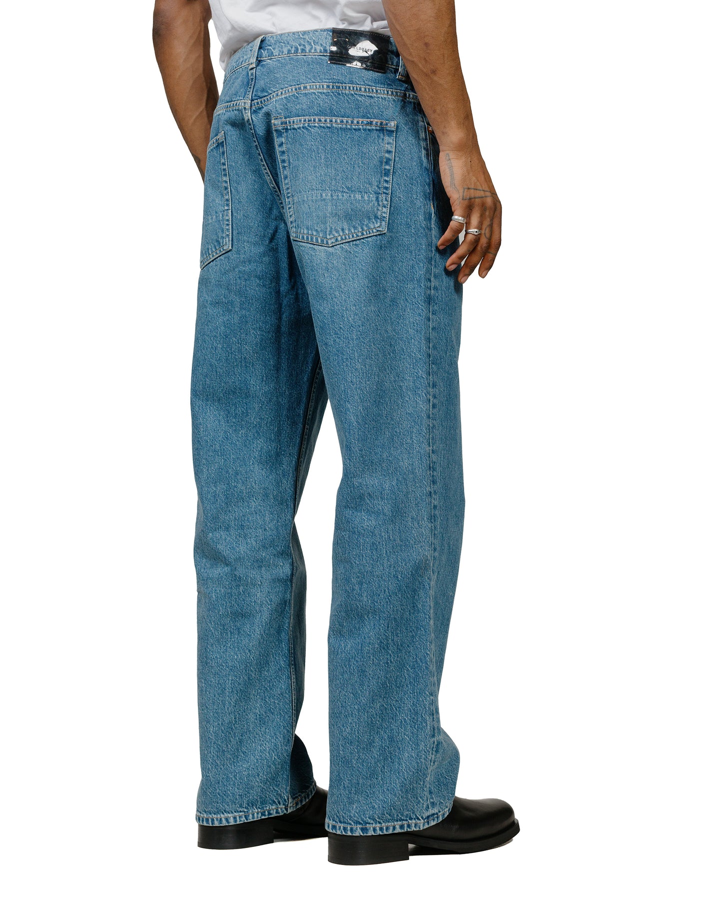 lost & found Our Legacy Our Legacy Third Cut Blue Tech Wash Denim