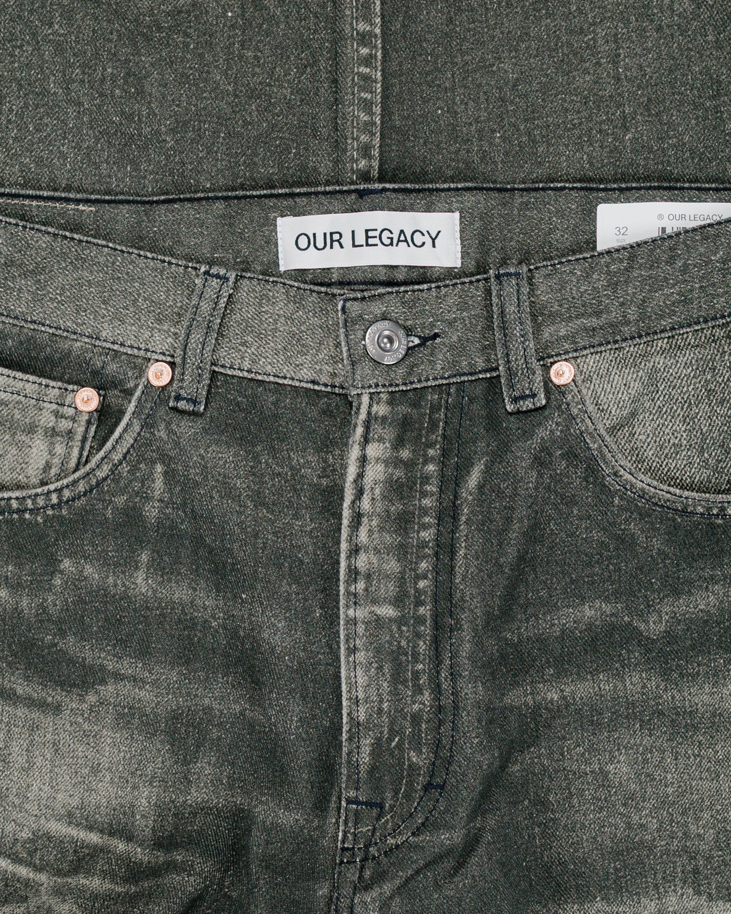 lost & found Our Legacy Our Legacy Third Cut Digital Black Aurora Print