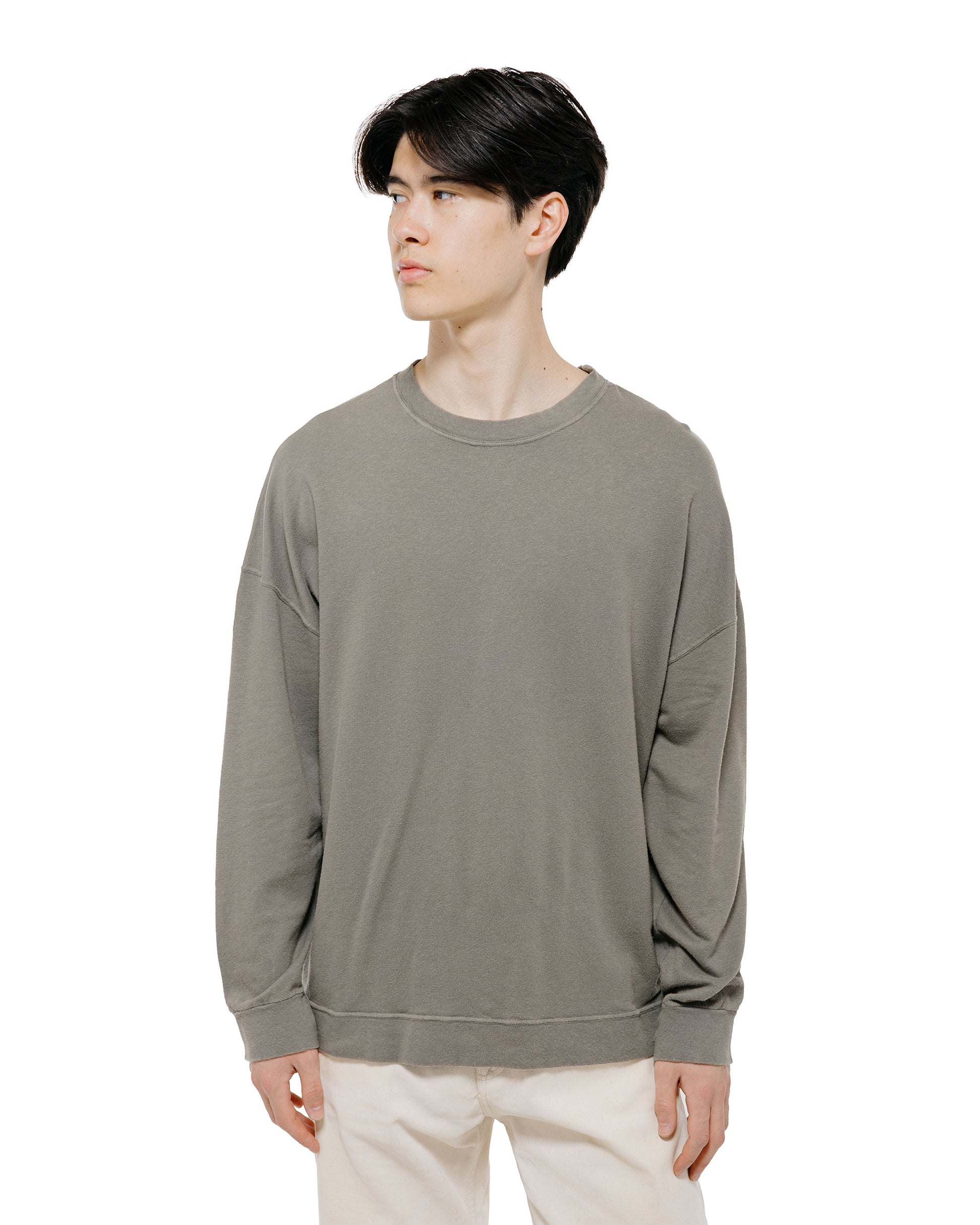 Our Legacy Slack Sweatshirt Worn Olive Rogue Loopback