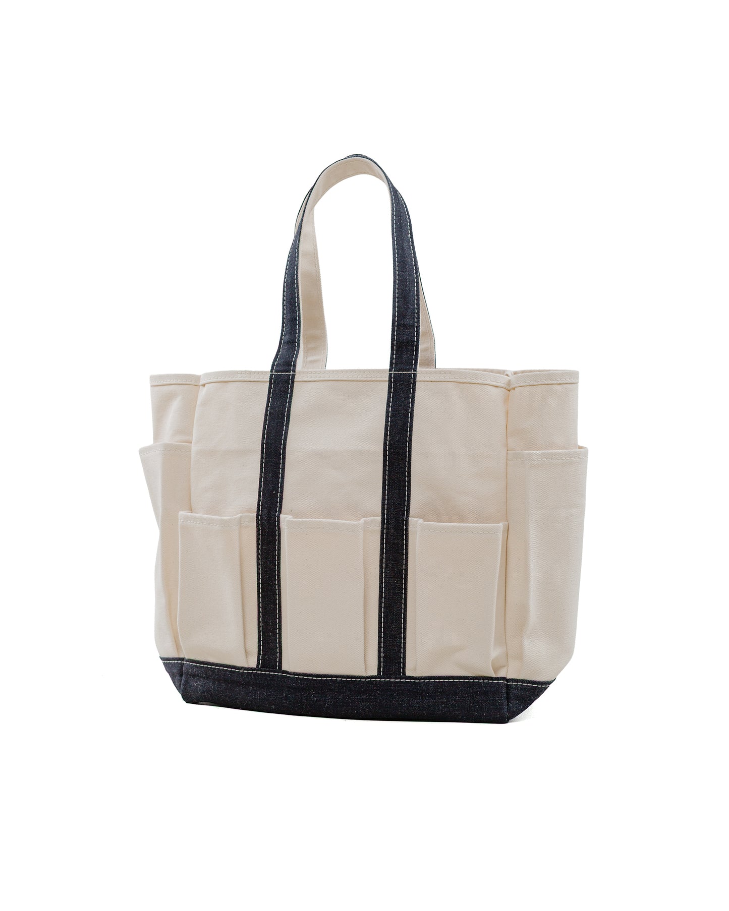 lost & found Outil Outil Tote Bag Sac Robion Ecru/Indigo