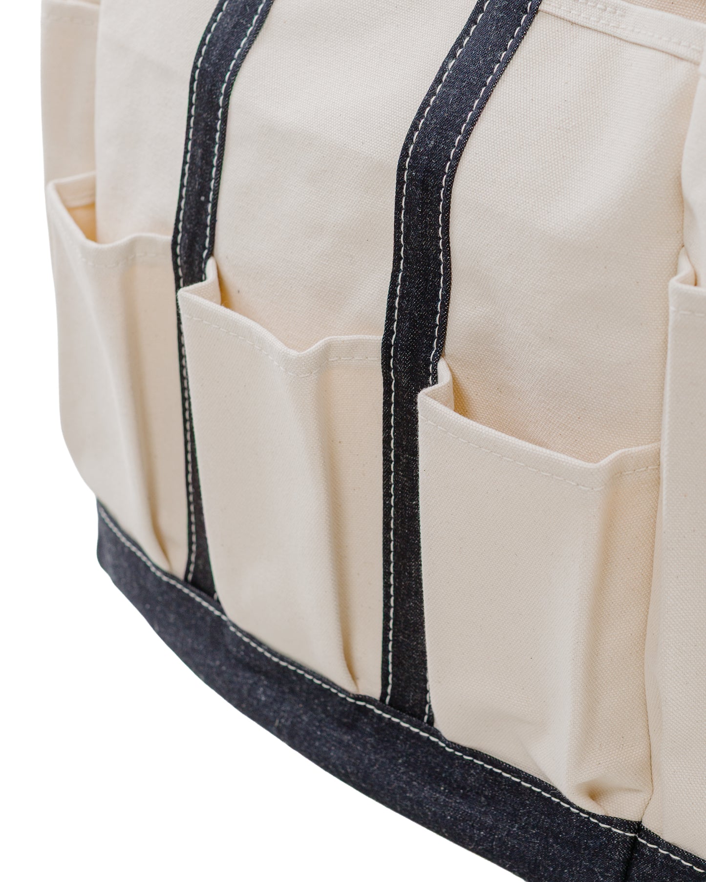 lost & found Outil Outil Tote Bag Sac Robion Ecru/Indigo