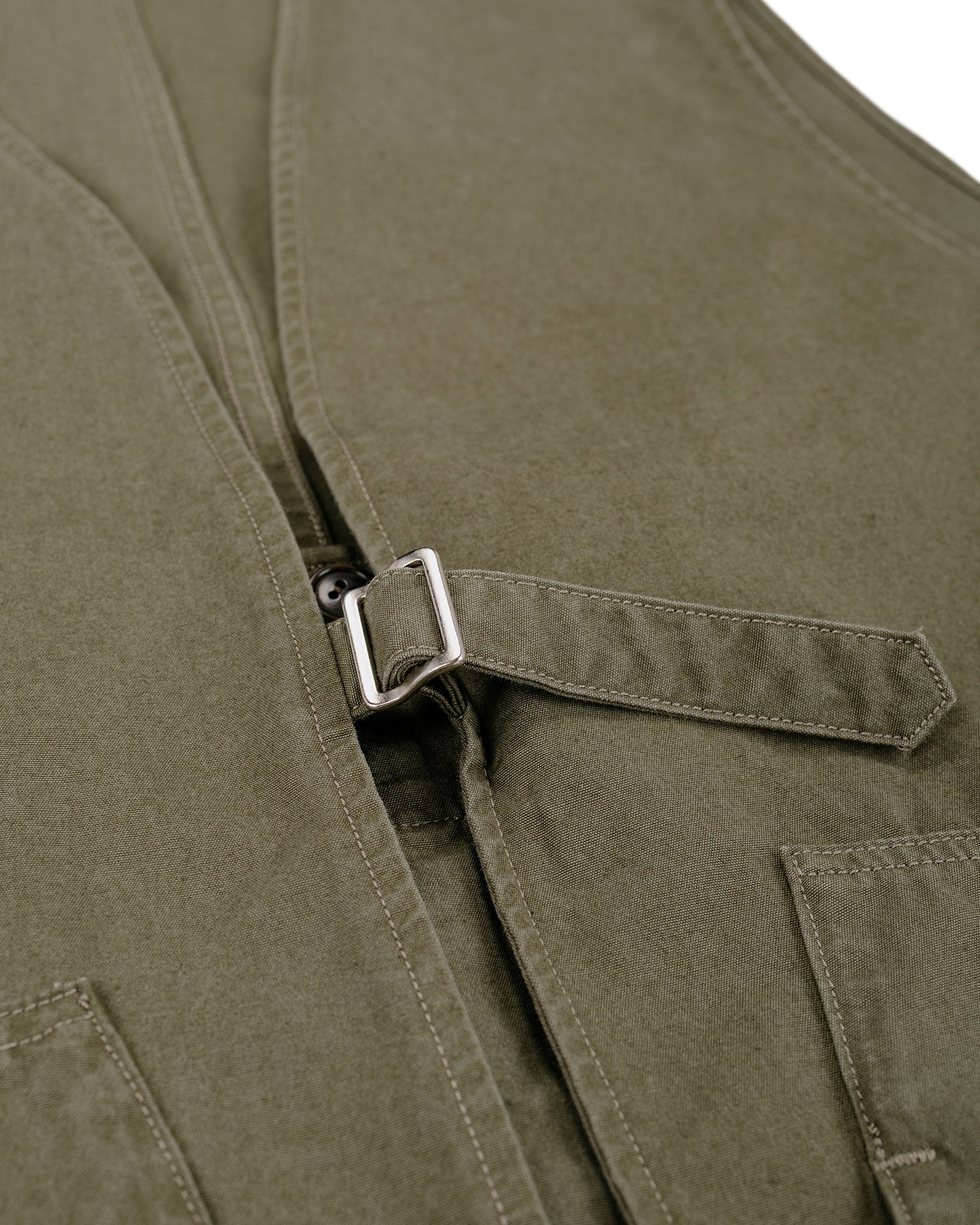 lost & found Phigvel Phigvel Poplin Cloth Hunting Vest Faded Olive