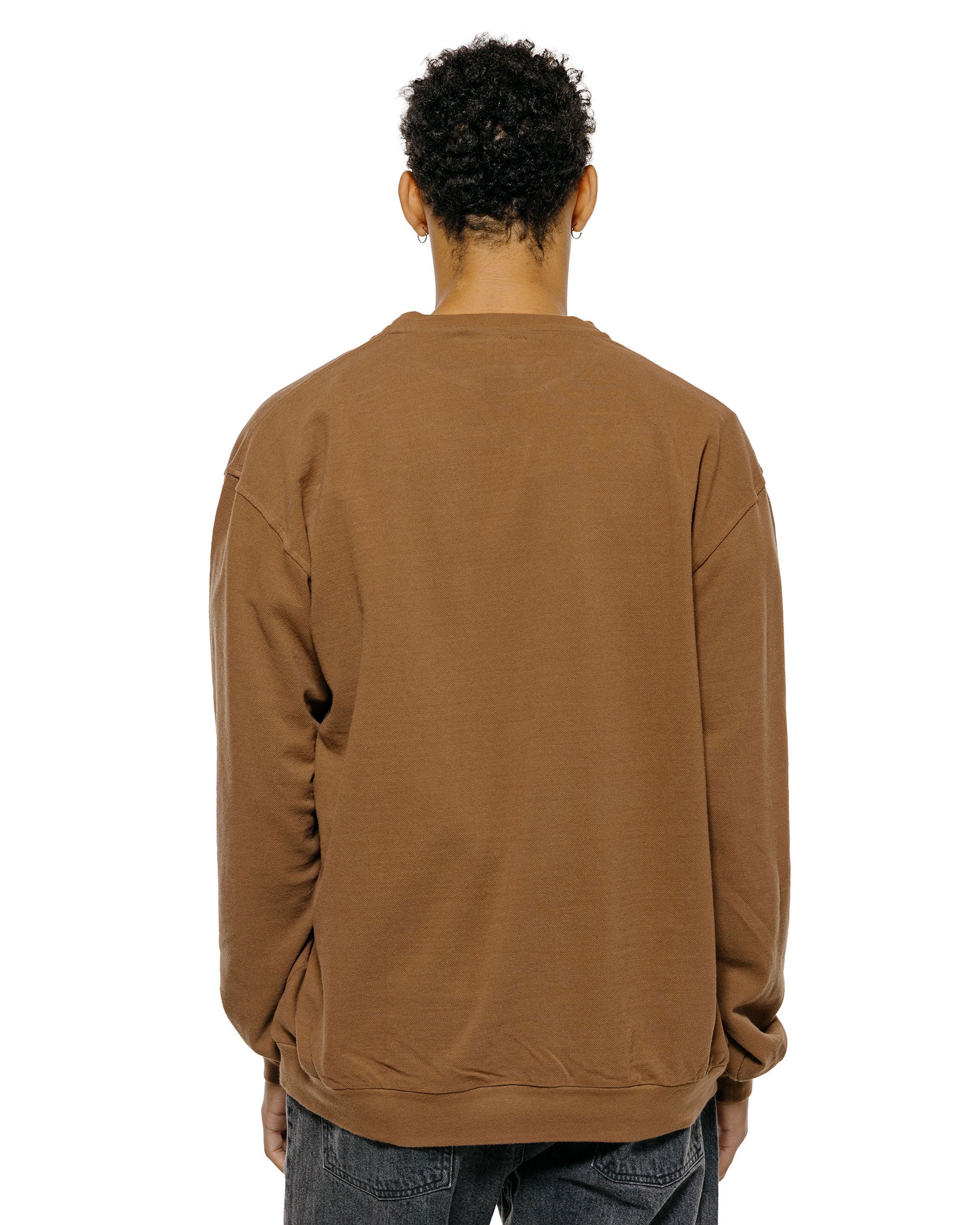 lost & found Phigvel Phigvel Seed Stitch Sleeve LS Smoke Brown