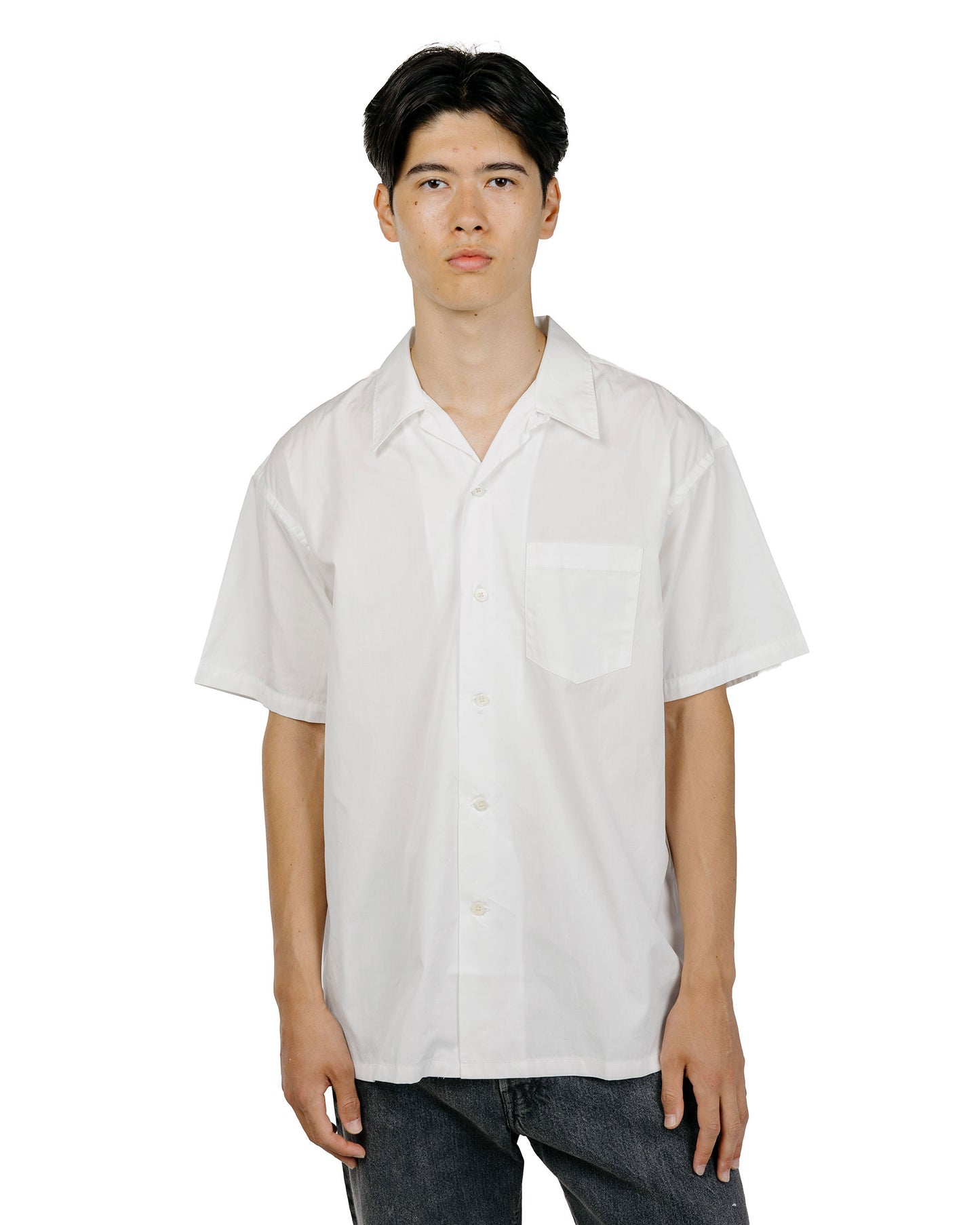 lost & found Phigvel Phigvel Back Gathering SS Shirt Off White