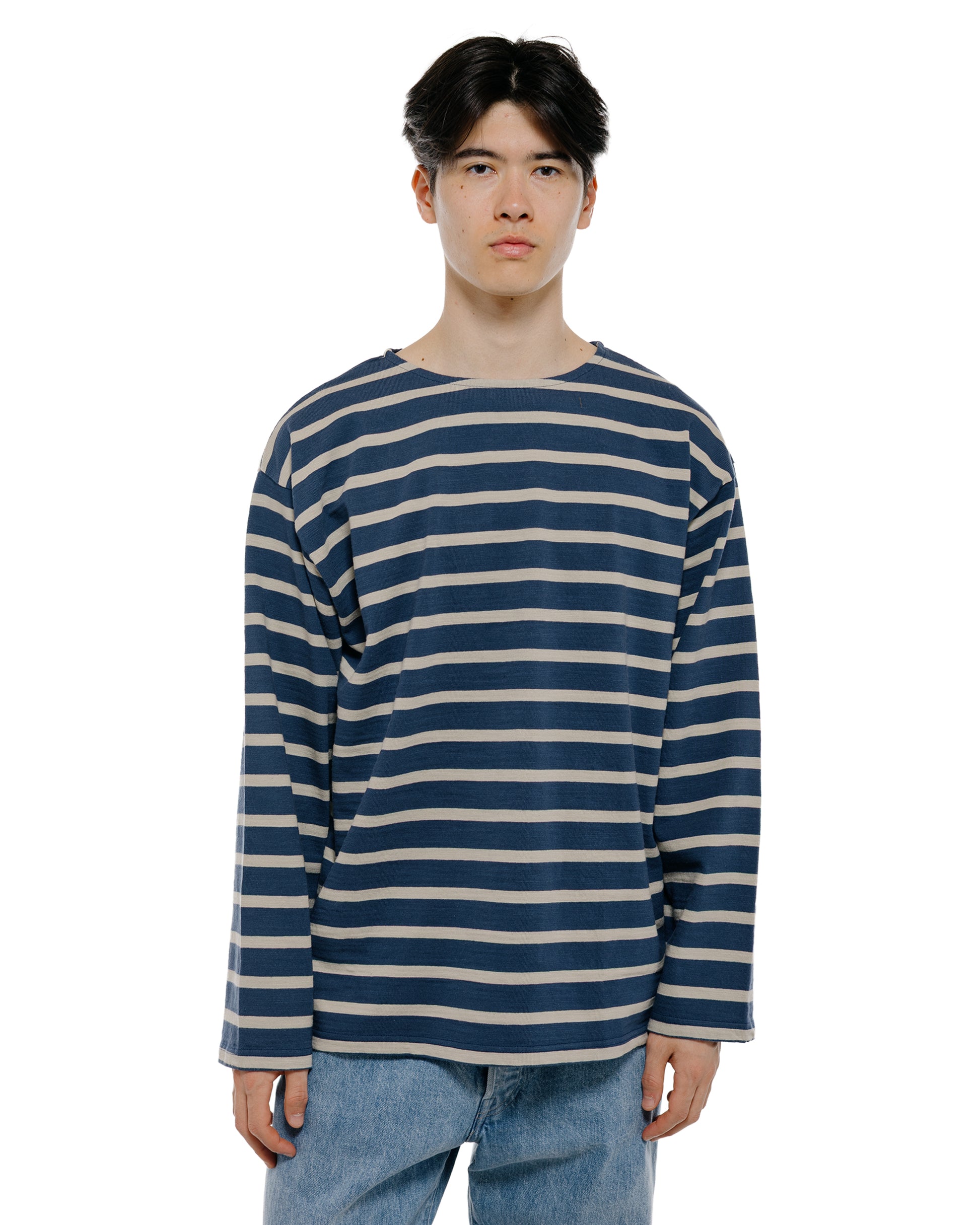 lost & found Phigvel Phigvel Basque Shirts Sepia Blue/S. Beige