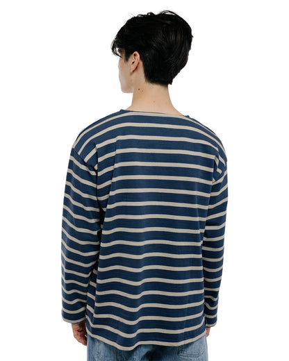 lost & found Phigvel Phigvel Basque Shirts Sepia Blue/S. Beige