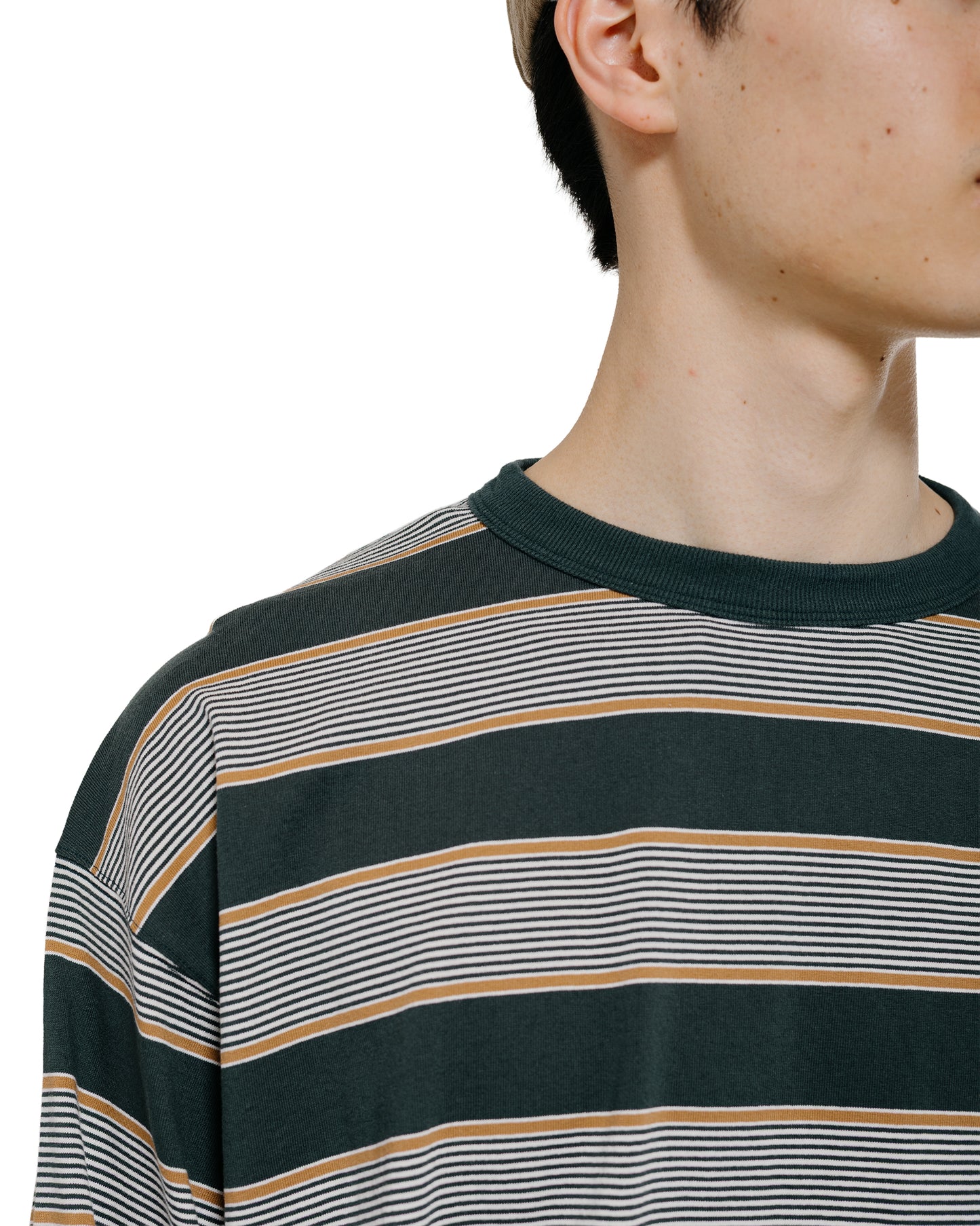 lost & found Phigvel Phigvel Border Long Sleeve Top Forest/S.Brown