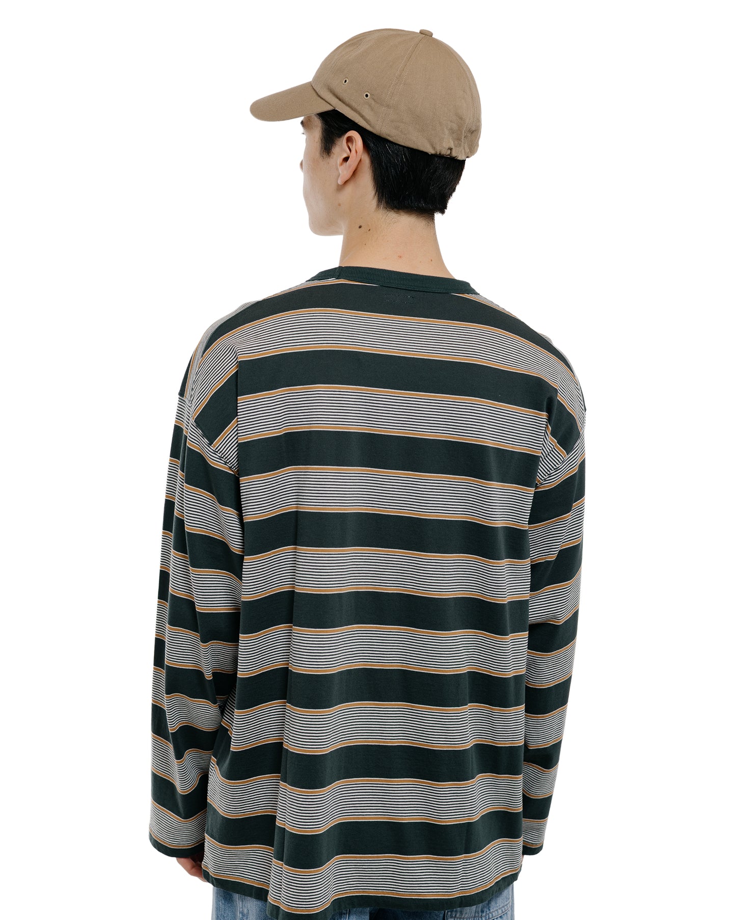 lost & found Phigvel Phigvel Border Long Sleeve Top Forest/S.Brown