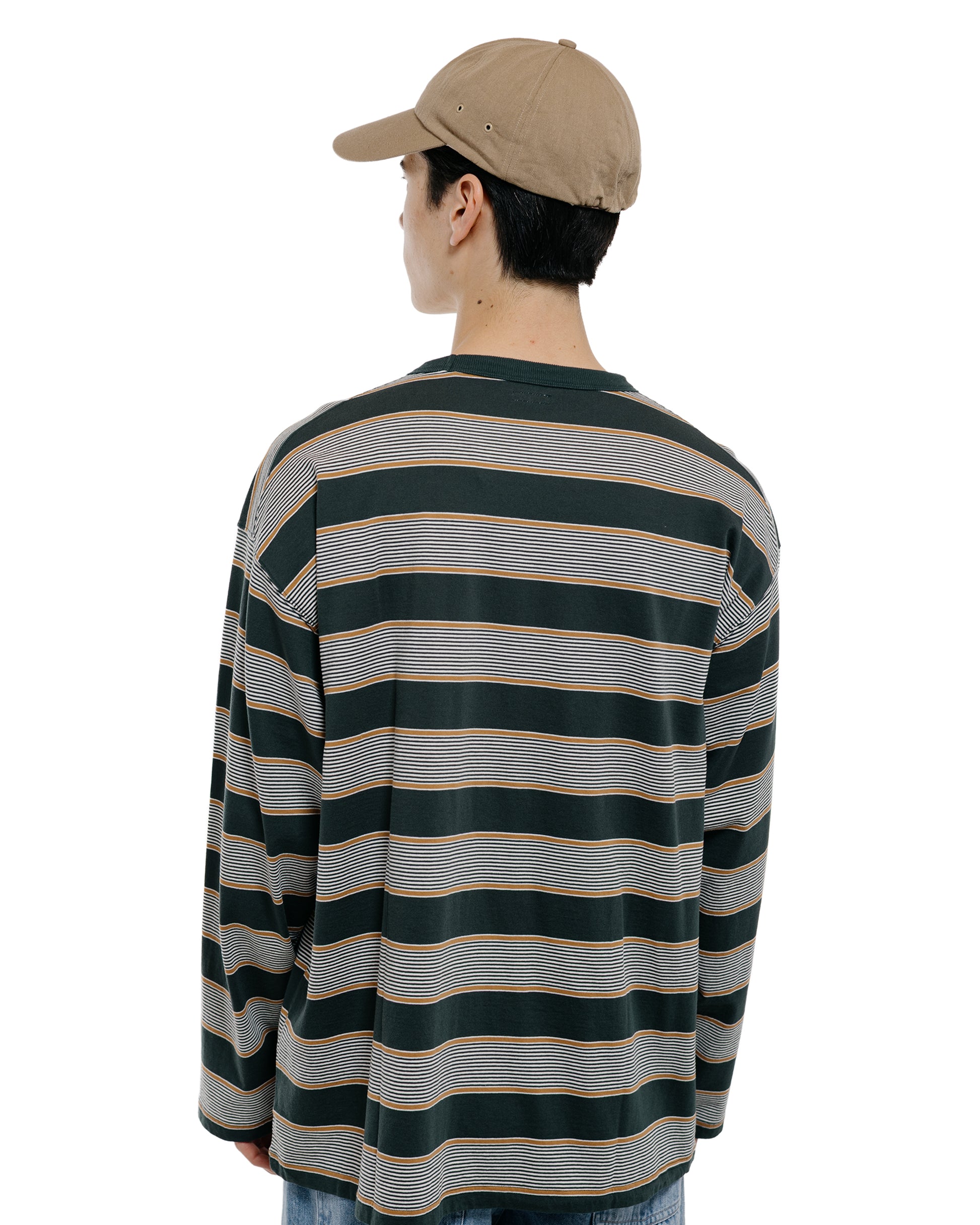 lost & found Phigvel Phigvel Border Long Sleeve Top Forest/S.Brown
