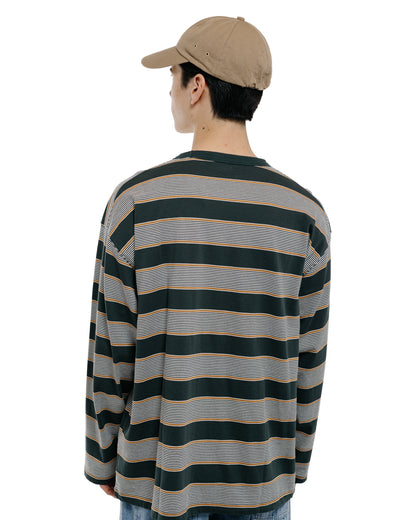 lost & found Phigvel Phigvel Border Long Sleeve Top Forest/S.Brown