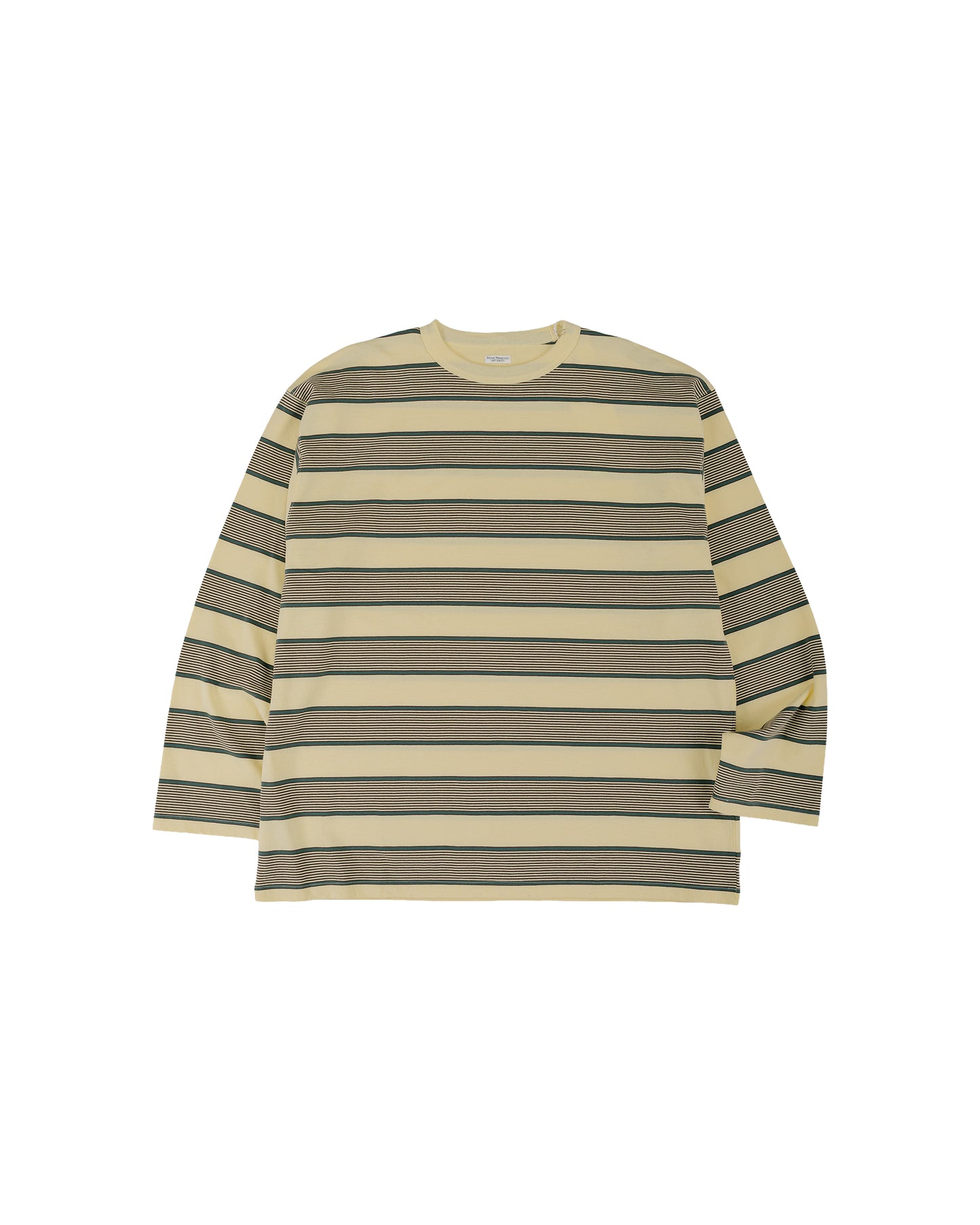 lost & found Phigvel Phigvel Border Long Sleeve Top P.Yellow/Viridian