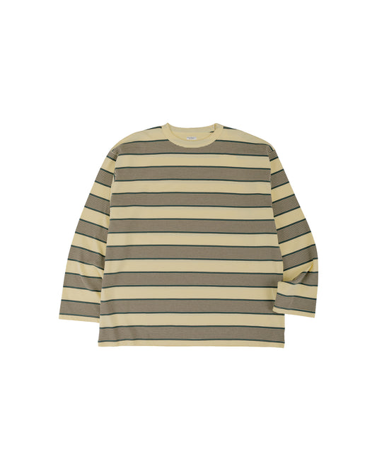 lost & found Phigvel Phigvel Border Long Sleeve Top P.Yellow/Viridian