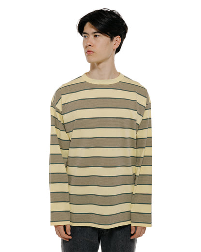 lost & found Phigvel Phigvel Border Long Sleeve Top P.Yellow/Viridian