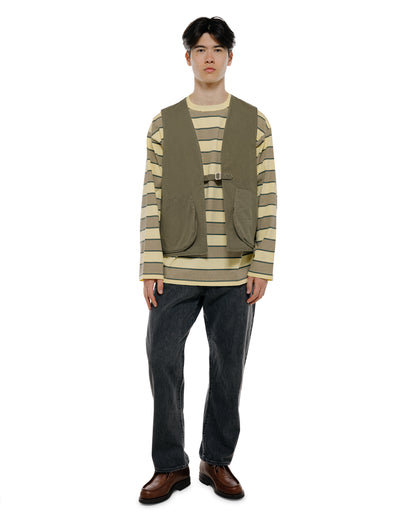 lost & found Phigvel Phigvel Border Long Sleeve Top P.Yellow/Viridian