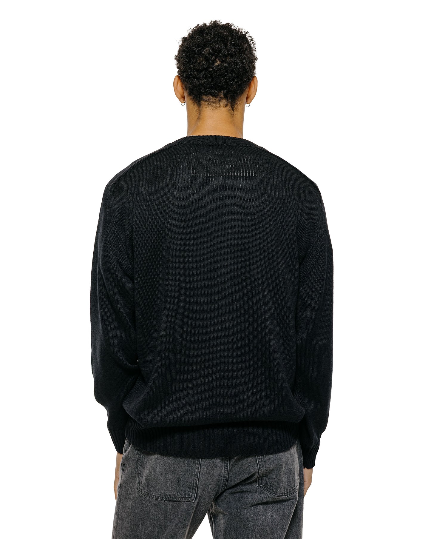 lost & found Phigvel Phigvel C/L Crewneck Knit Ink Black