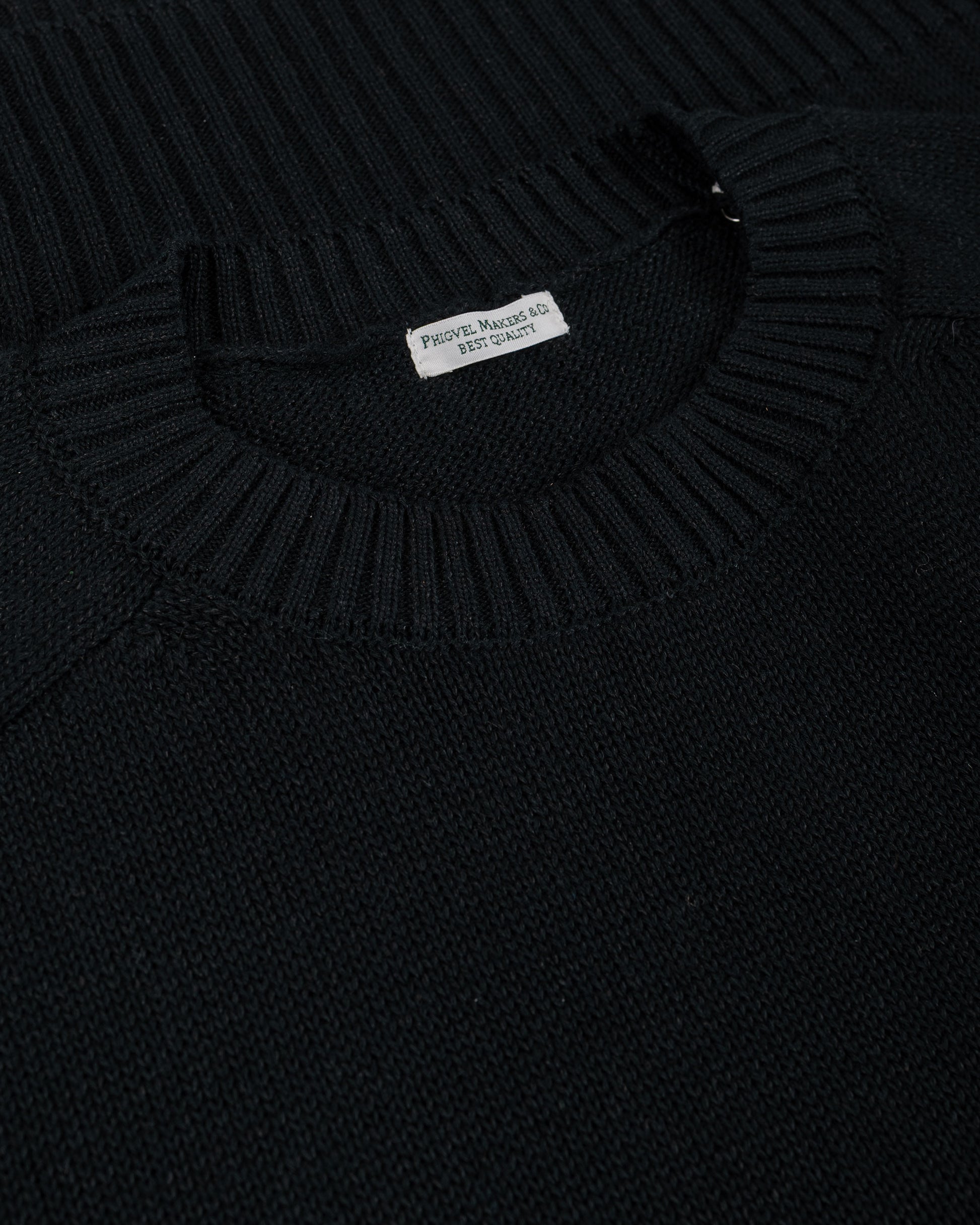 lost & found Phigvel Phigvel C/L Crewneck Knit Ink Black