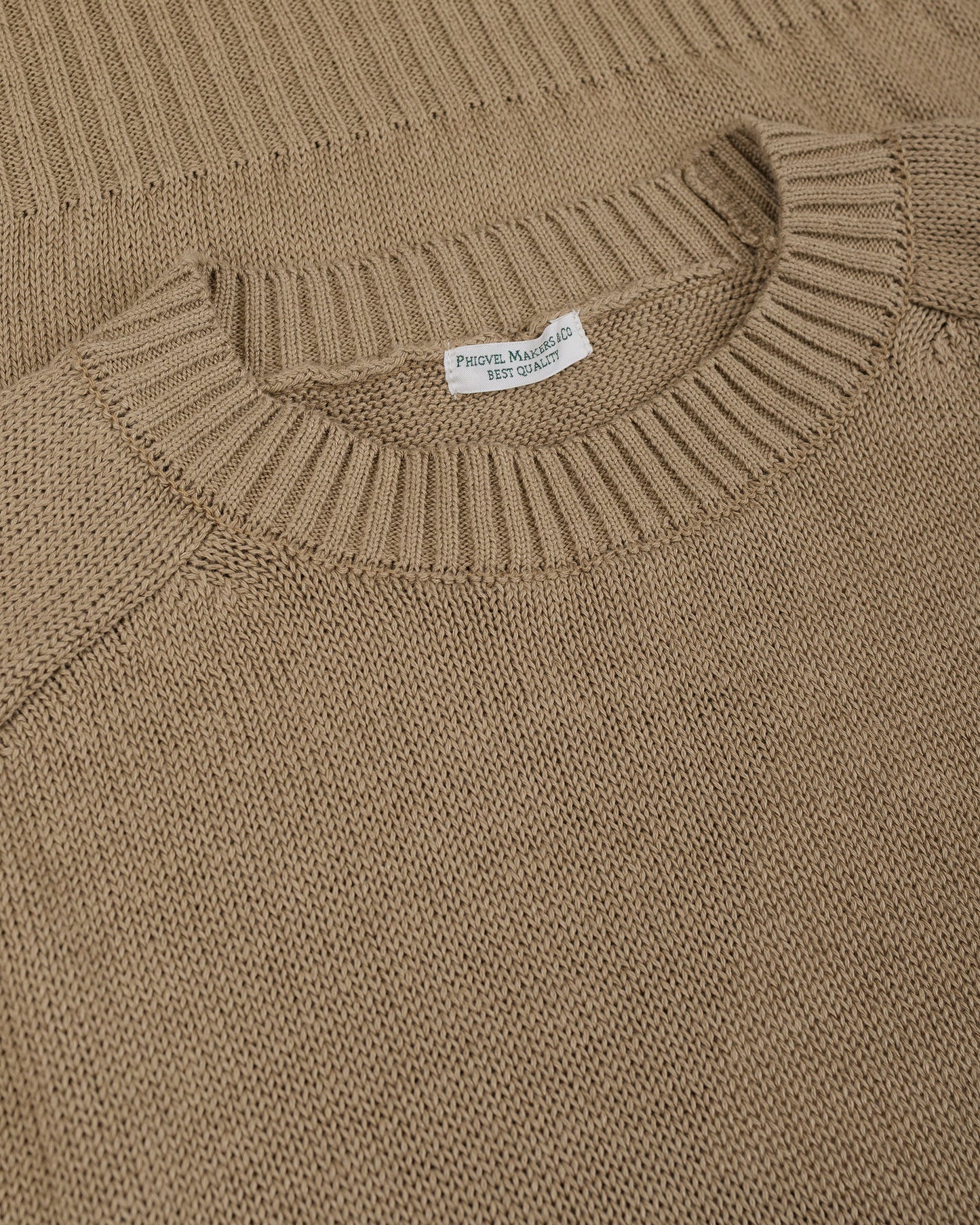 lost & found Phigvel Phigvel C/L Crewneck Knit Sand Beige