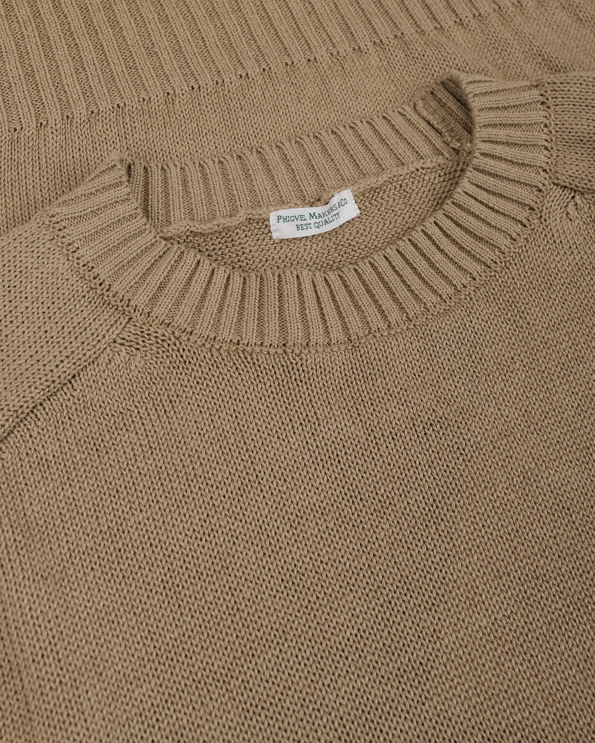 lost & found Phigvel Phigvel C/L Crewneck Knit Sand Beige