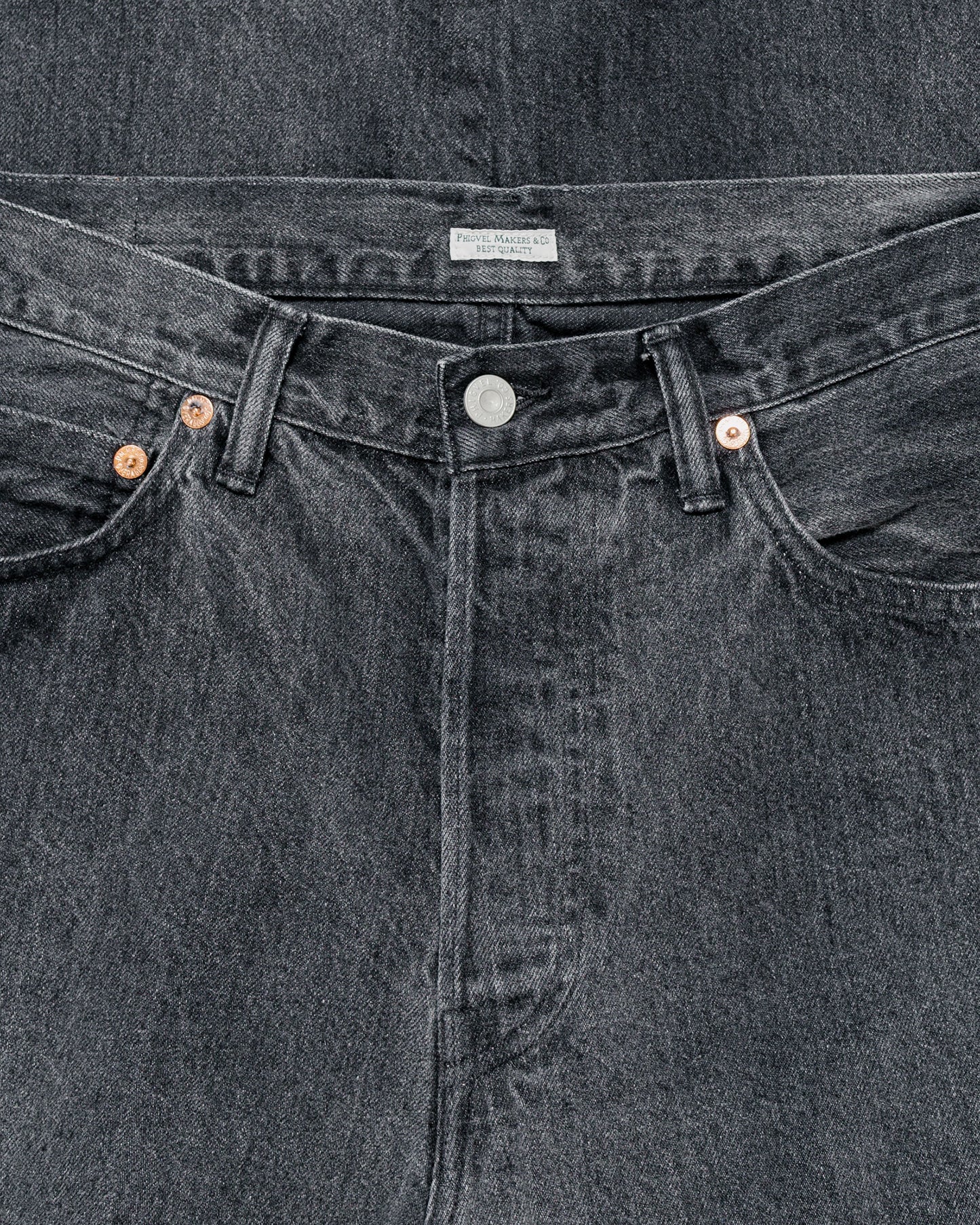 lost & found Phigvel Phigvel Classic Faded Jeans Black Fade