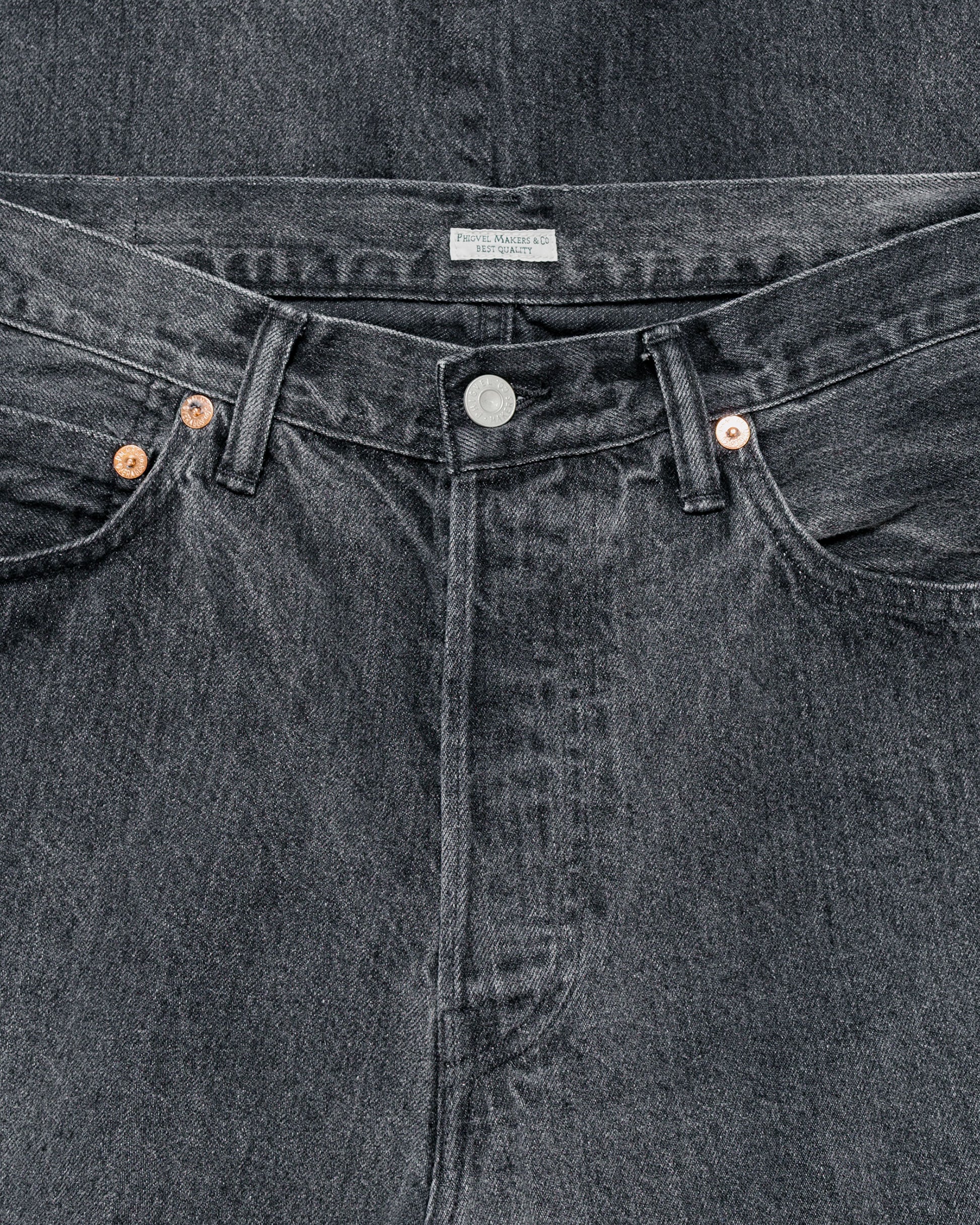 lost & found Phigvel Phigvel Classic Faded Jeans Black Fade