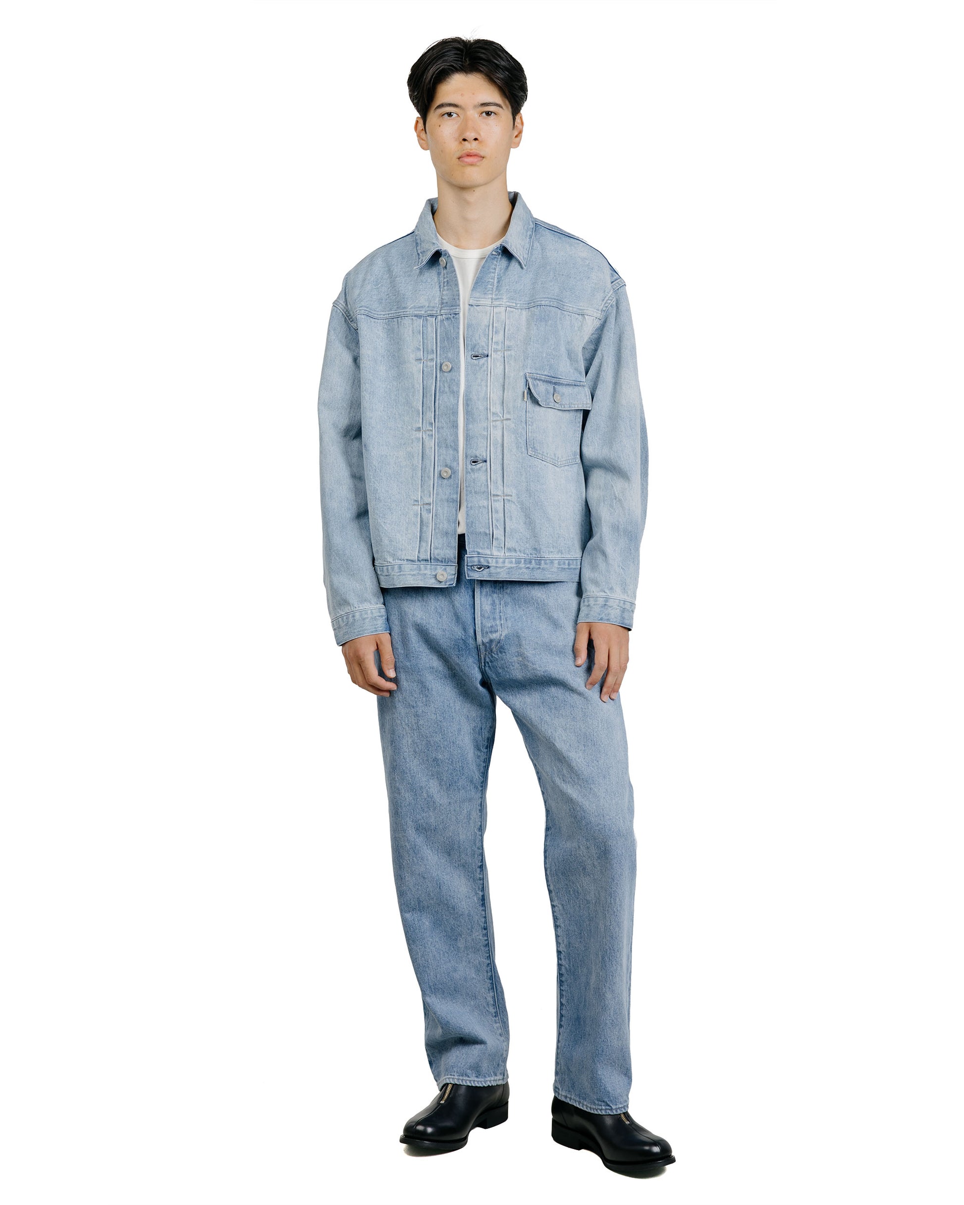 lost & found Phigvel Phigvel Classic Faded Jeans Indigo Fade