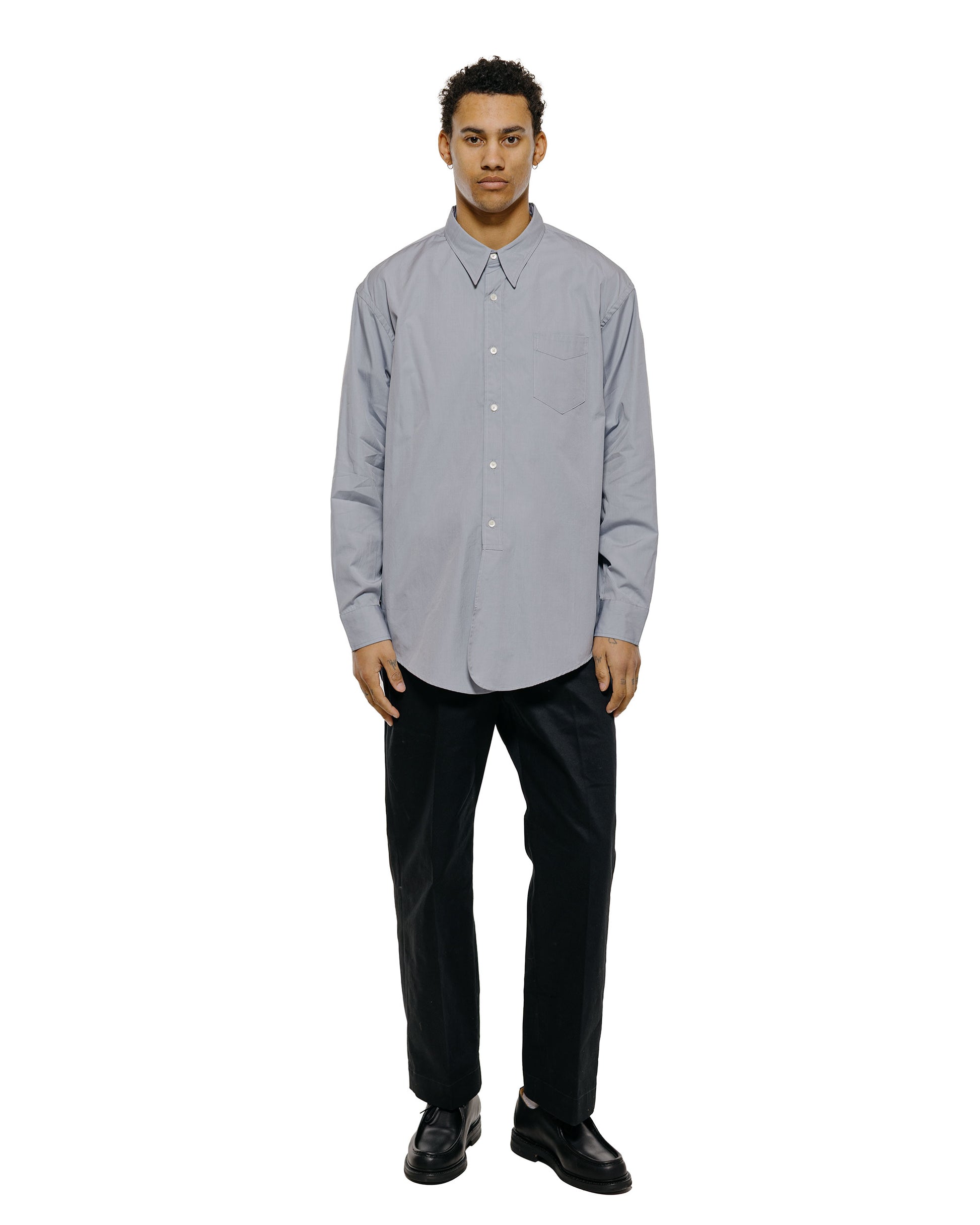 lost & found Phigvel Phigvel Classic Long Dress Shirt Old Sax