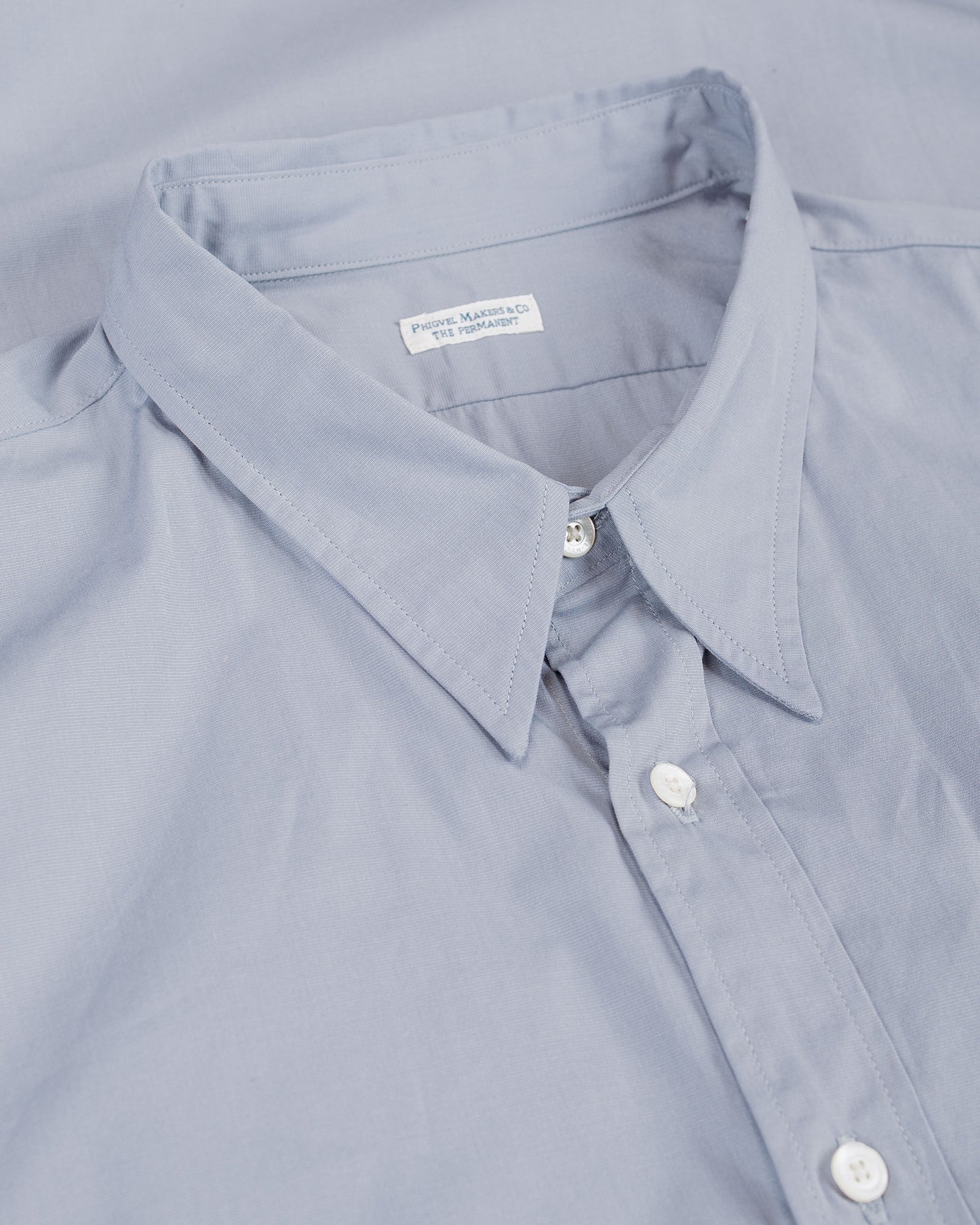lost & found Phigvel Phigvel Classic Long Dress Shirt Old Sax
