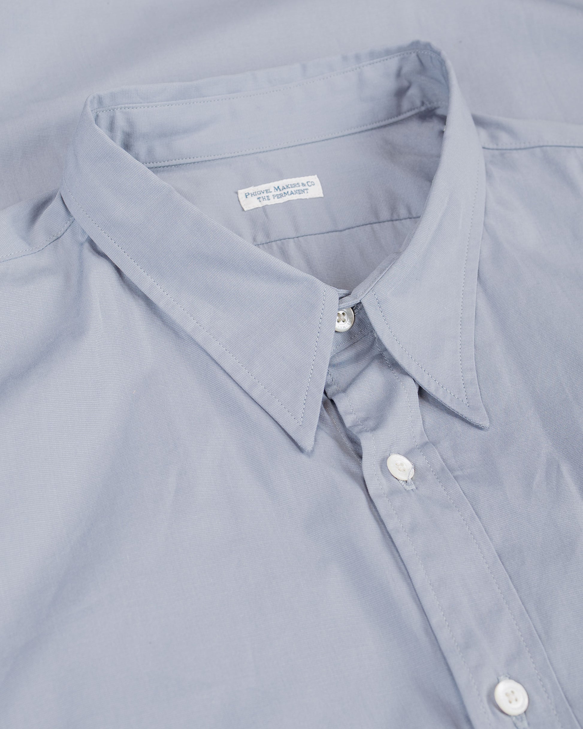 lost & found Phigvel Phigvel Classic Long Dress Shirt Old Sax