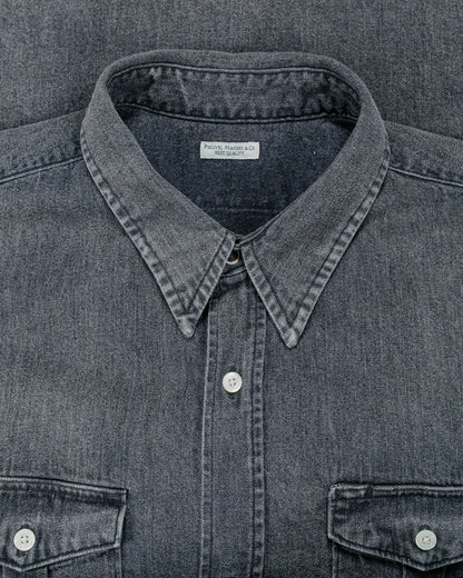 lost & found Phigvel Phigvel Denim Workaday Shirt Black (Fade)