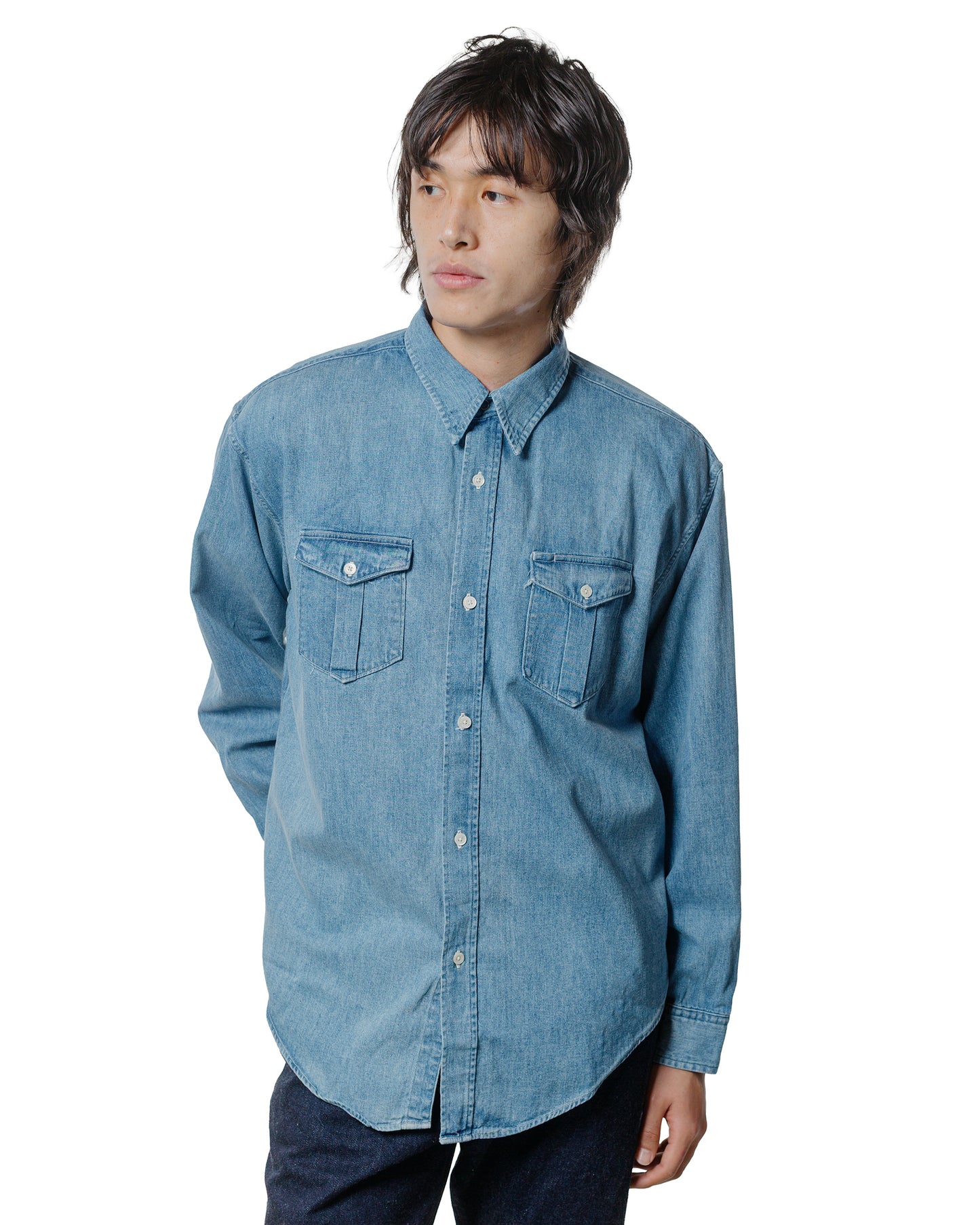 lost & found Phigvel Phigvel Denim Workaday Shirt Indigo (Fade)