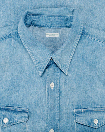 lost & found Phigvel Phigvel Denim Workaday Shirt Indigo (Fade)