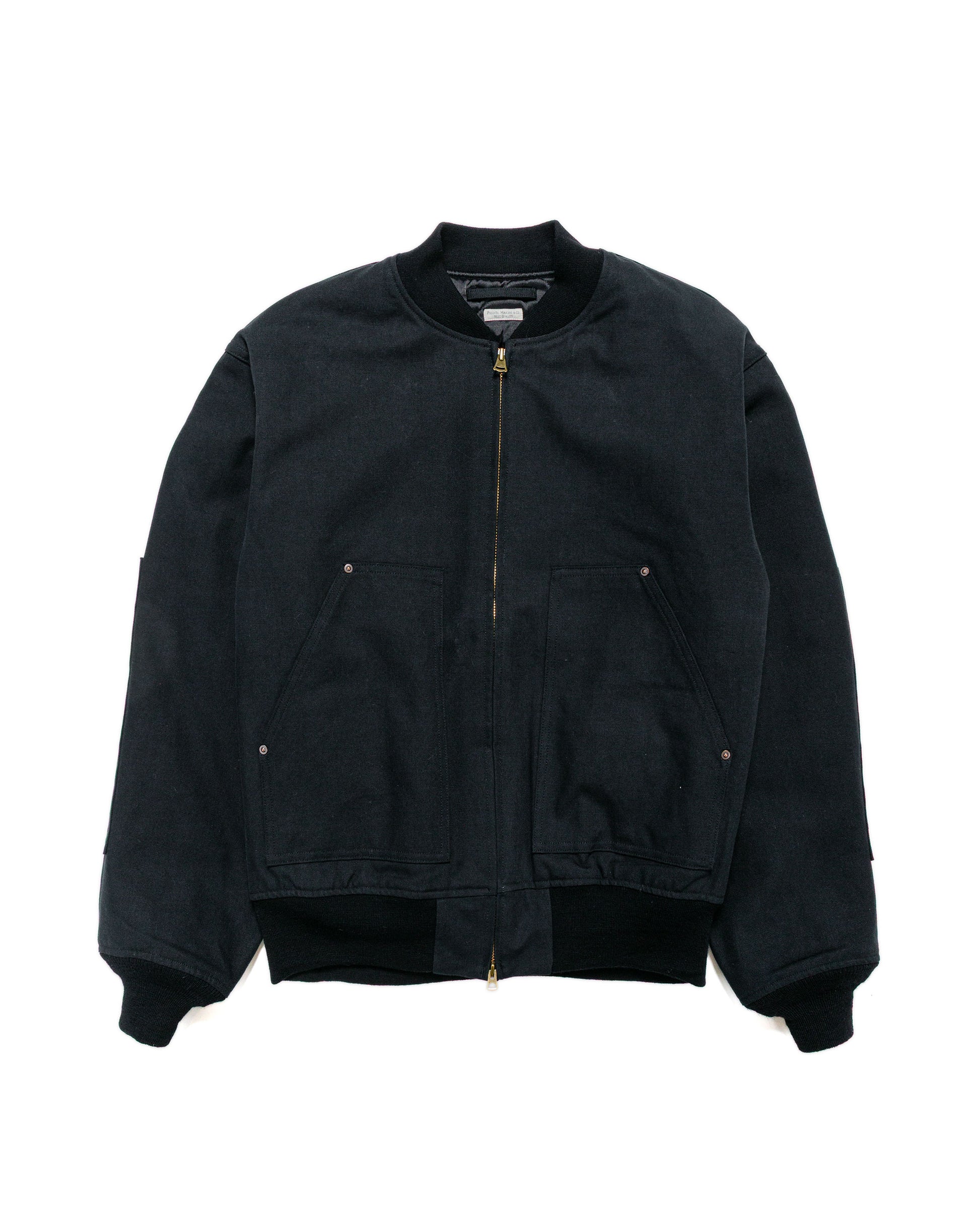 lost & found Phigvel Phigvel Duck Cloth Workaday Blouson Ink Black
