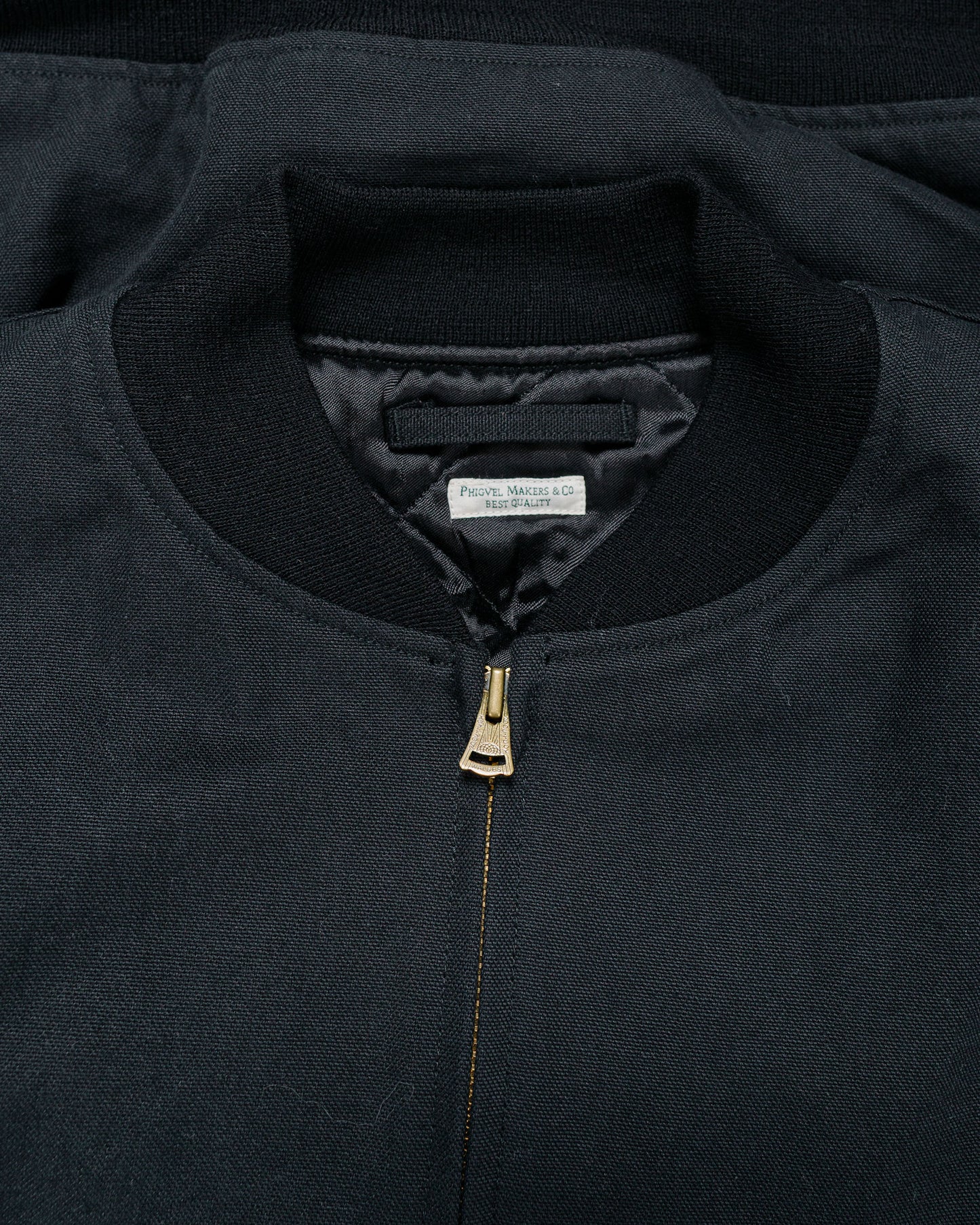 lost & found Phigvel Phigvel Duck Cloth Workaday Blouson Ink Black