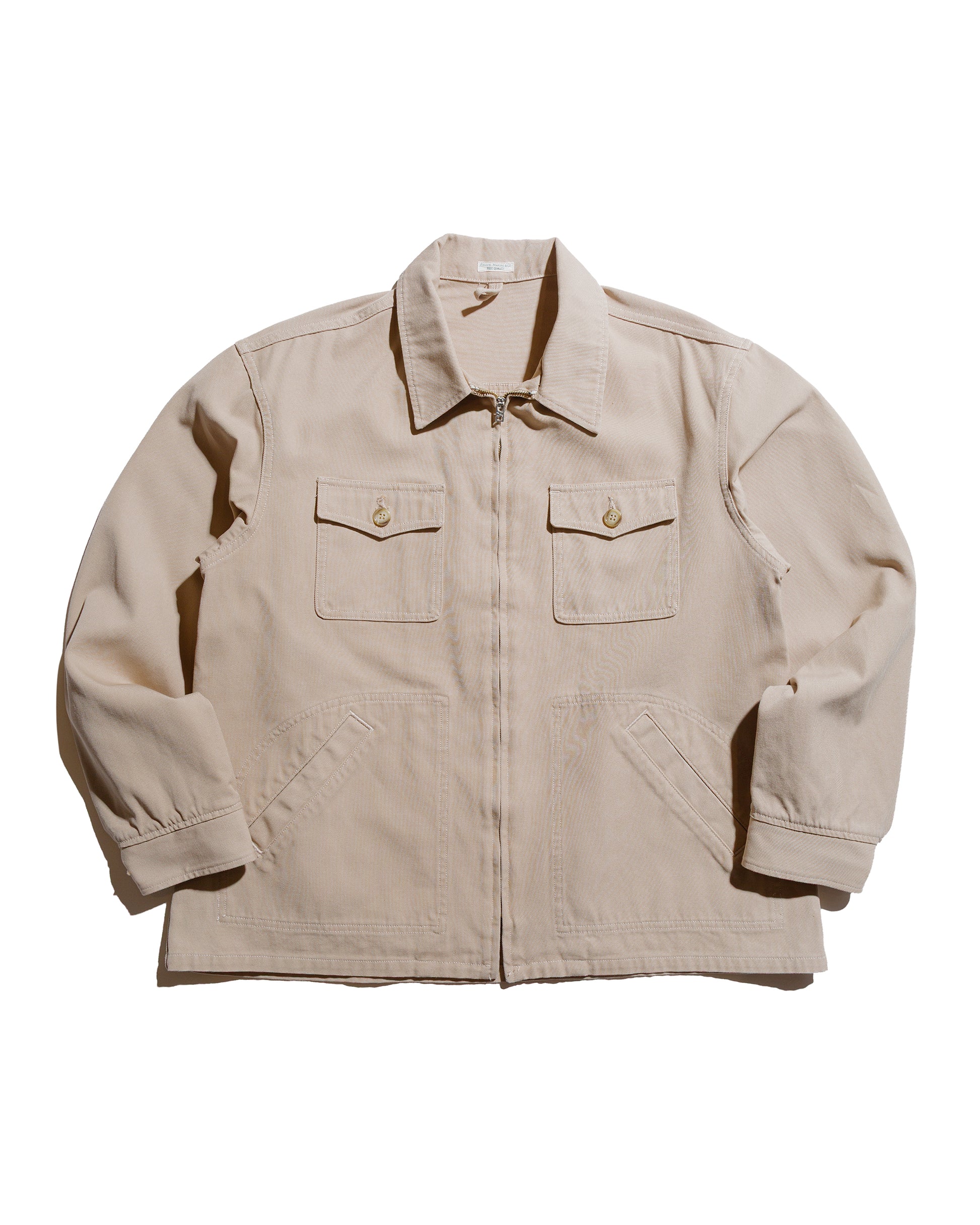 lost & found Phigvel Phigvel Duck Cloth Workaday Jacket Cream