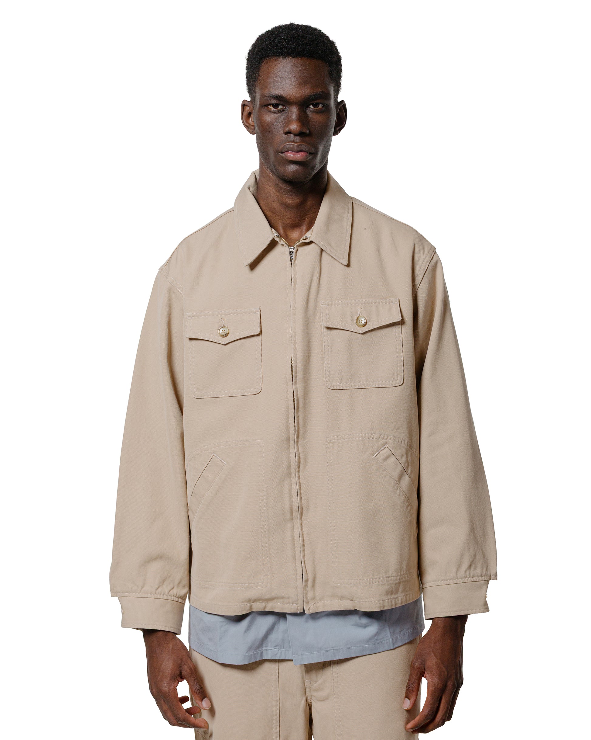 lost & found Phigvel Phigvel Duck Cloth Workaday Jacket Cream
