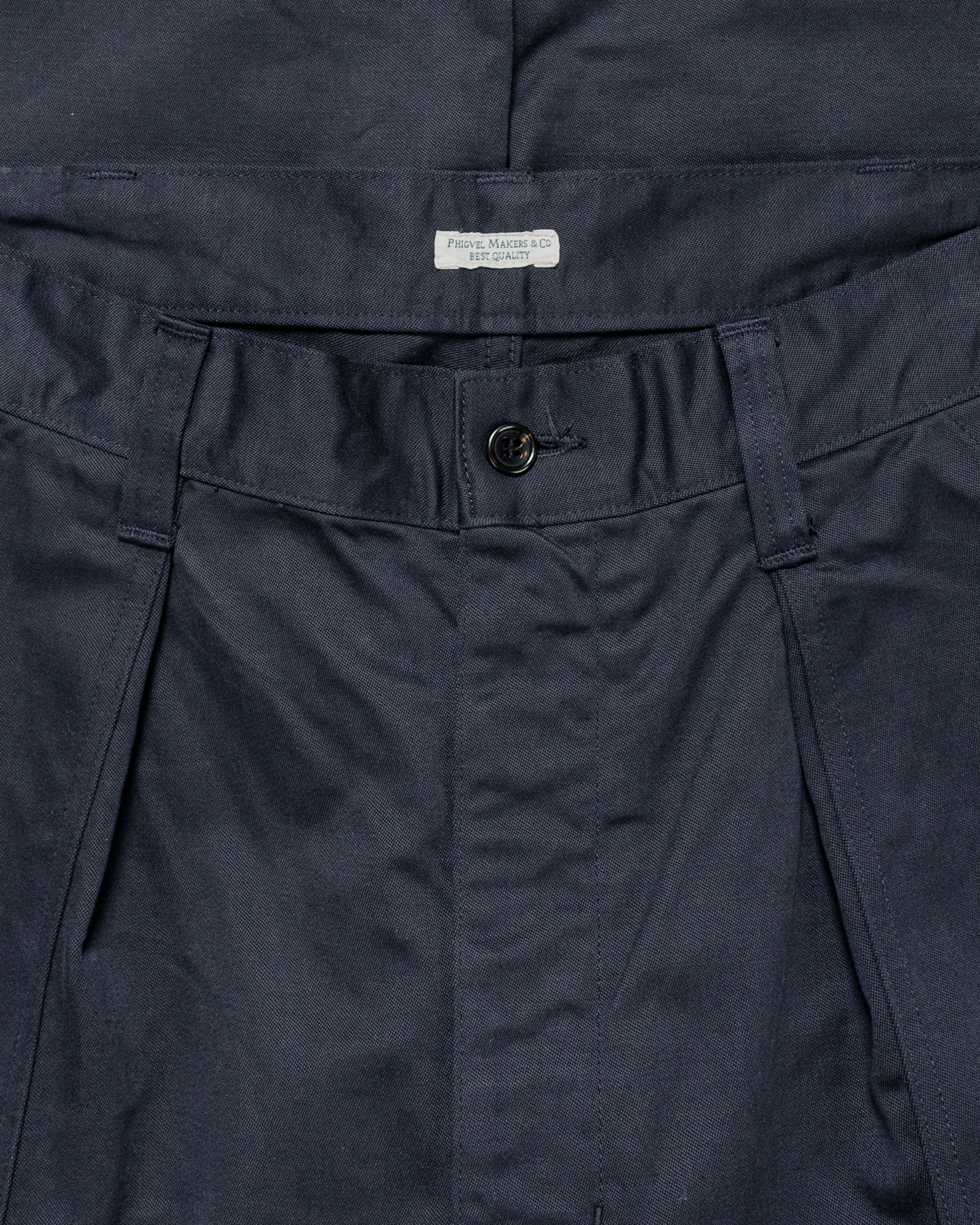 lost & found Phigvel Phigvel Flight Trousers Grayish Navy