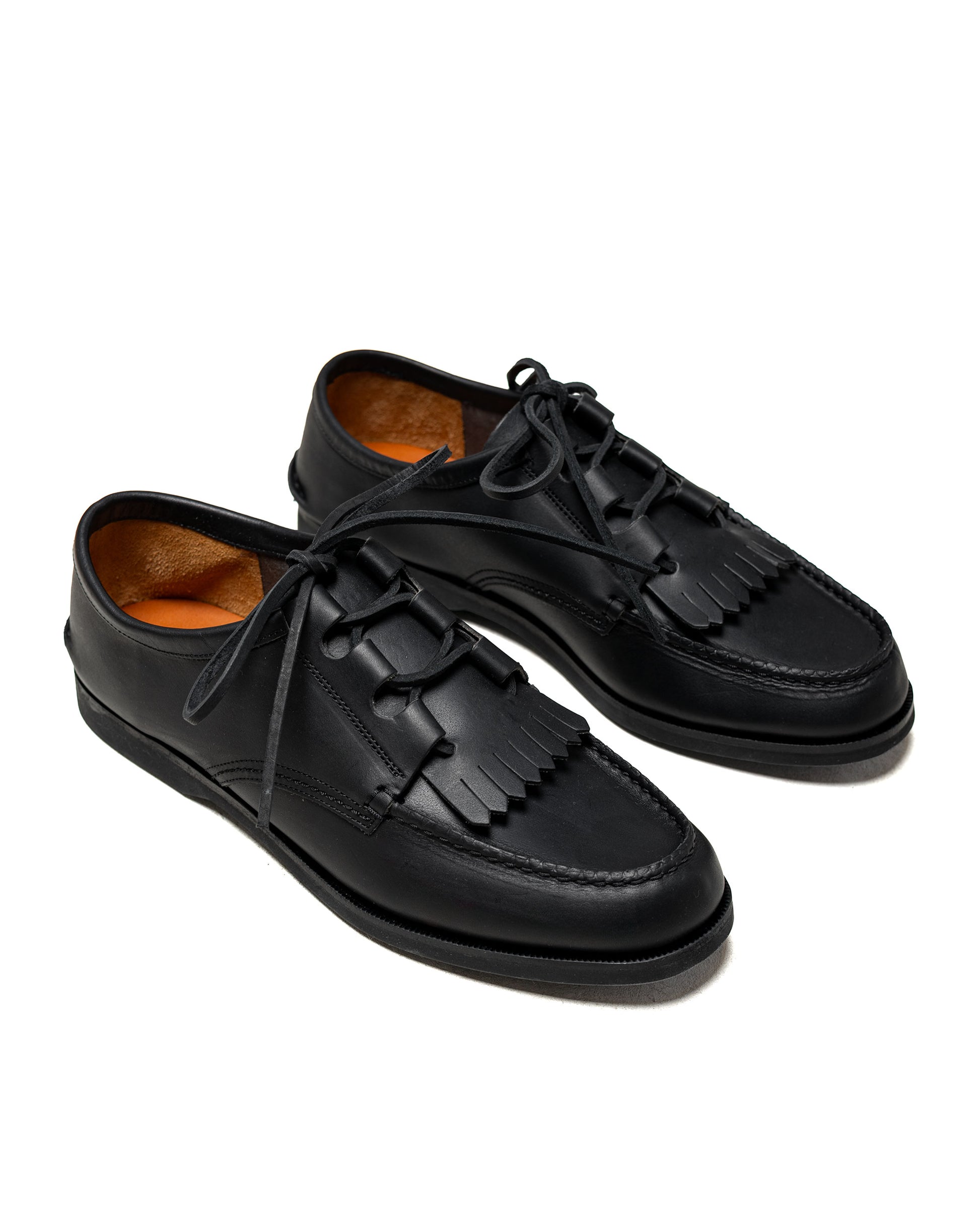 lost & found Phigvel Phigvel Ghillie Moccasin Black