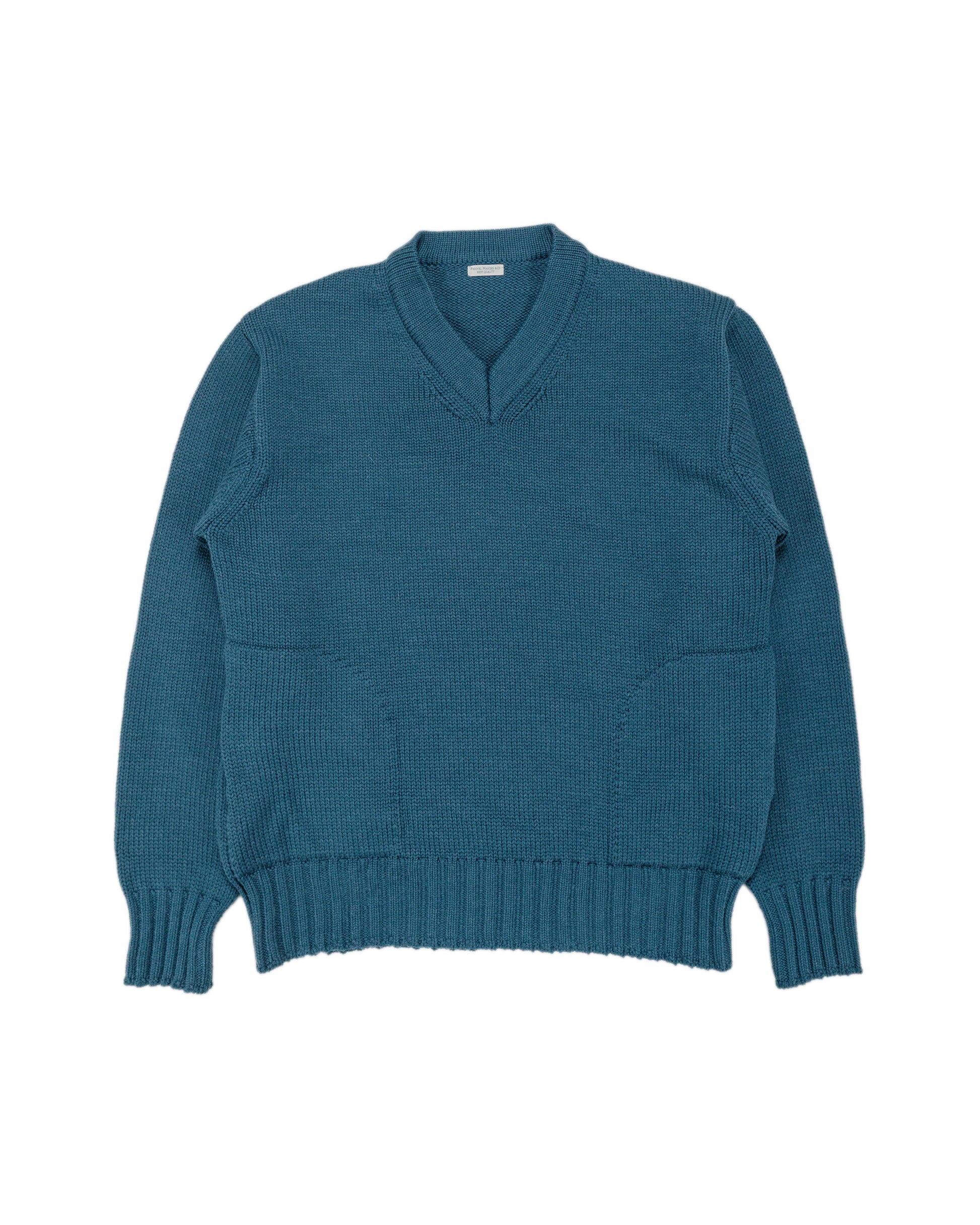 lost & found Phigvel Phigvel Goodman's V Neck Sweater Cerulean