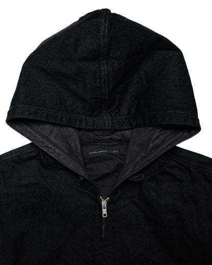 Phigvel Hooded Denim Blouson Black One Wash
