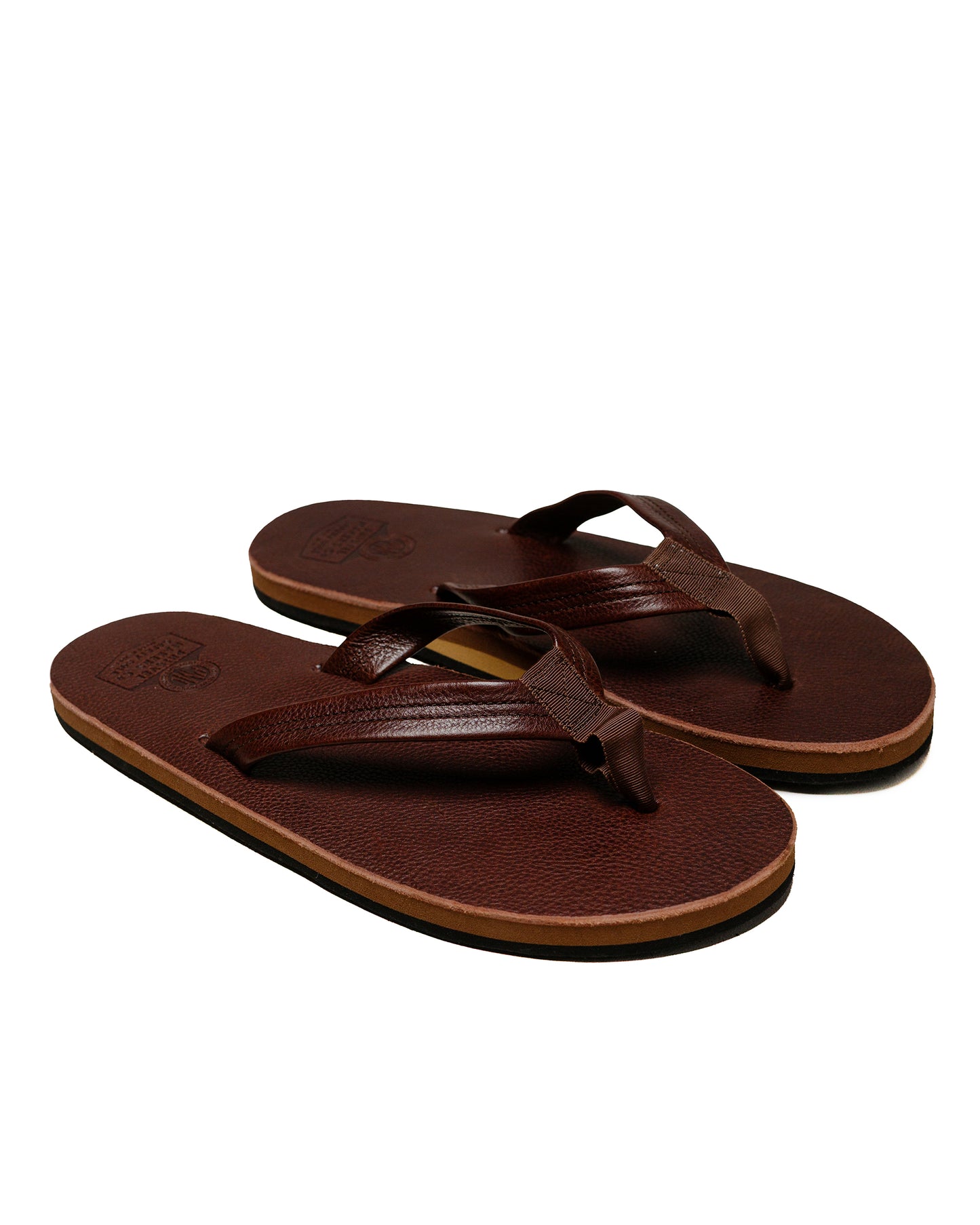 lost & found Phigvel Phigvel Leather Beach Sandals Brown