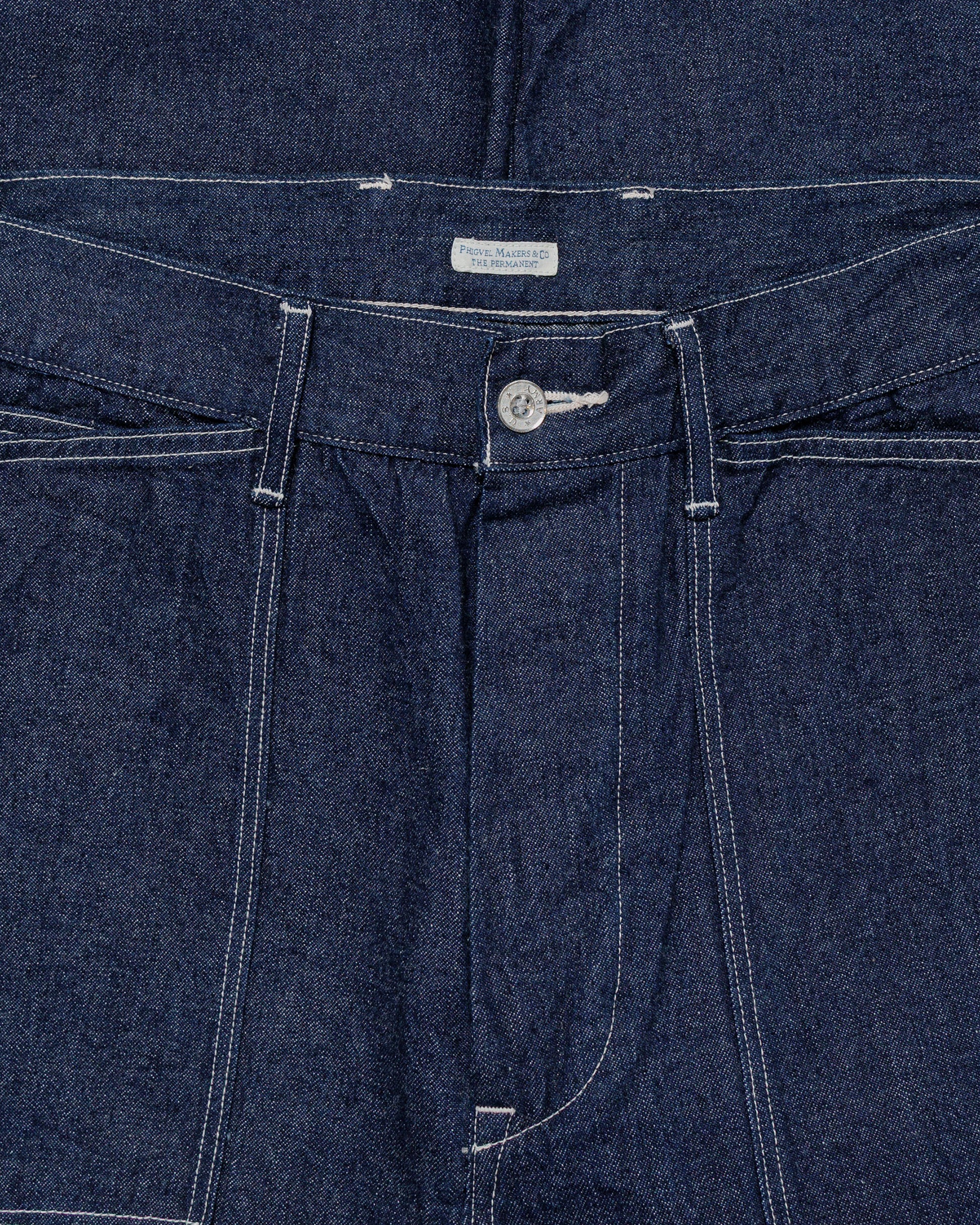 lost & found Phigvel Phigvel Mil Denim Fatigue Trousers Indigo